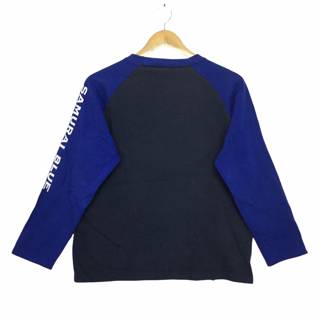 Vintage Vtg JFA Japan Samurai Blue Long Sleeve T-Shirt Streetwear Size US XXS / EU 40 - 3 Thumbnail
