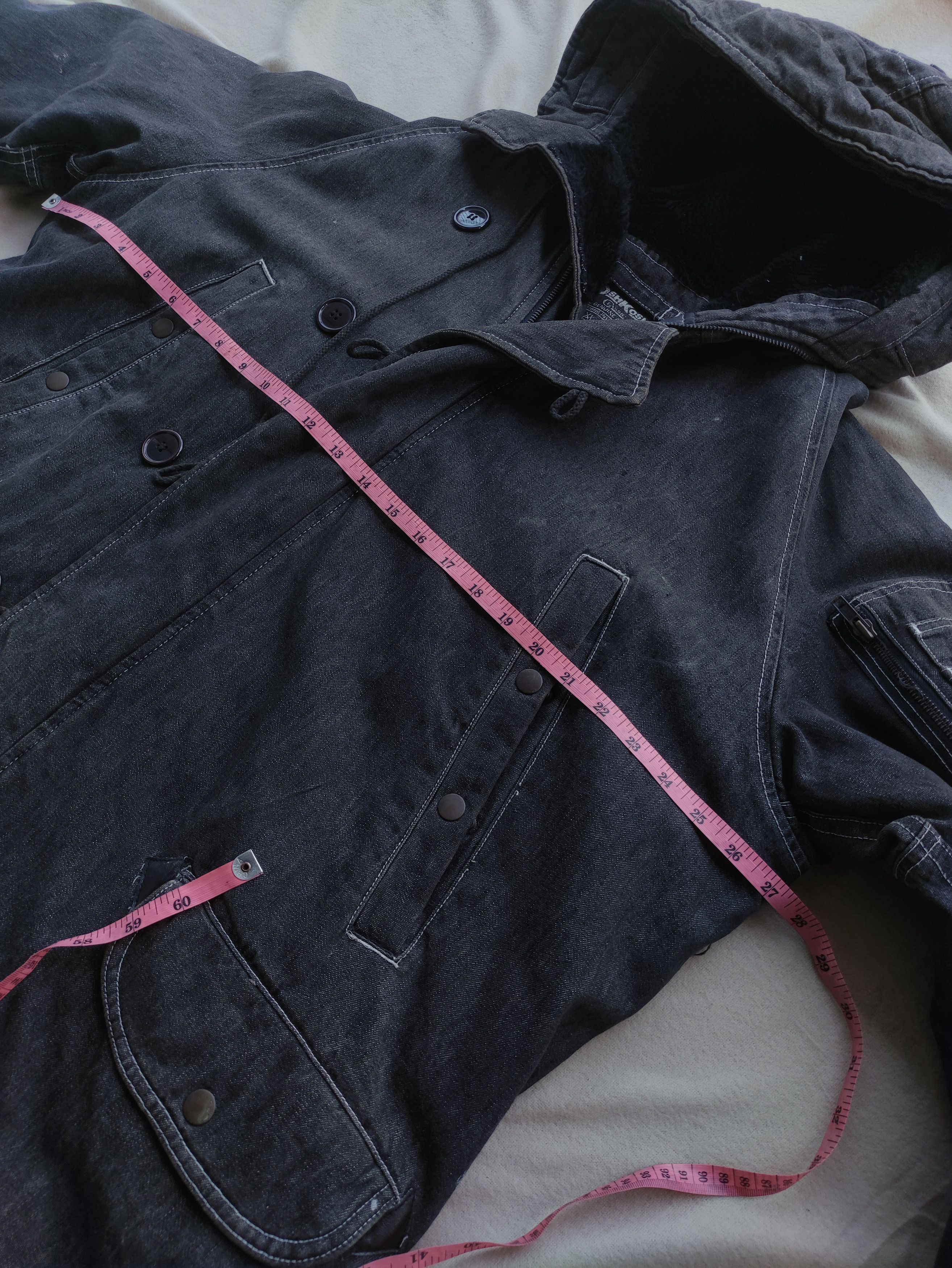 OSHKOSH CLASSIC DENIM PARKA HOODED JACKET