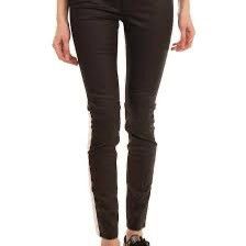 Blk Dnm BLK DNM Skinny Faux Leather Colorblock Pants Size 26" / US 2 / IT 38 - 9 Thumbnail