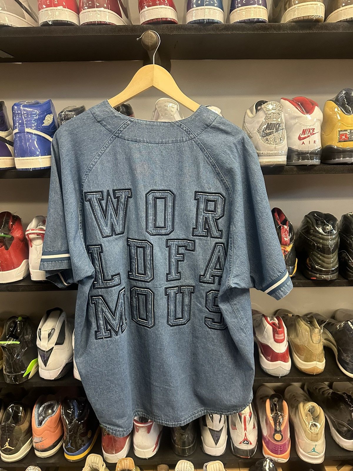 Supreme Supreme world famous denim jersey fall 22 xl new Size US XL / EU 56 / 4 - 8 Thumbnail