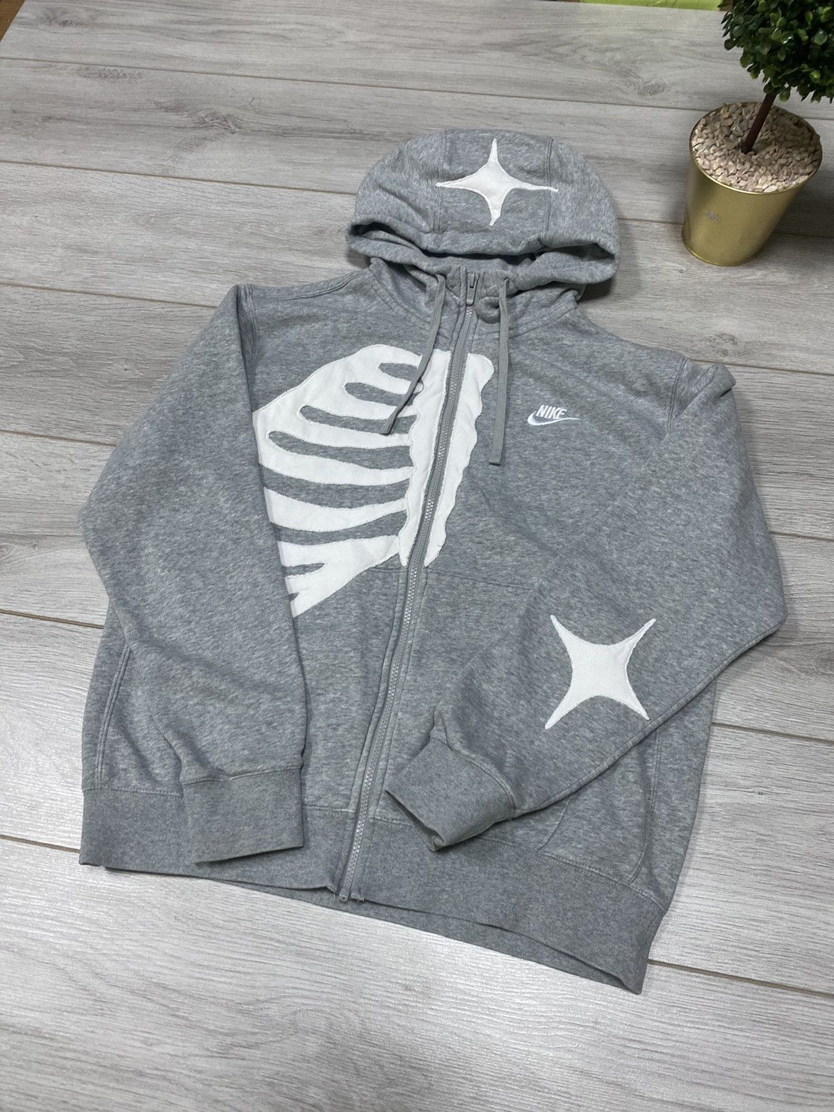 Nike Nike vintage skeleton 1:1 vintage bones hoodie Size US M / EU 48-50 / 2 - 2 Thumbnail