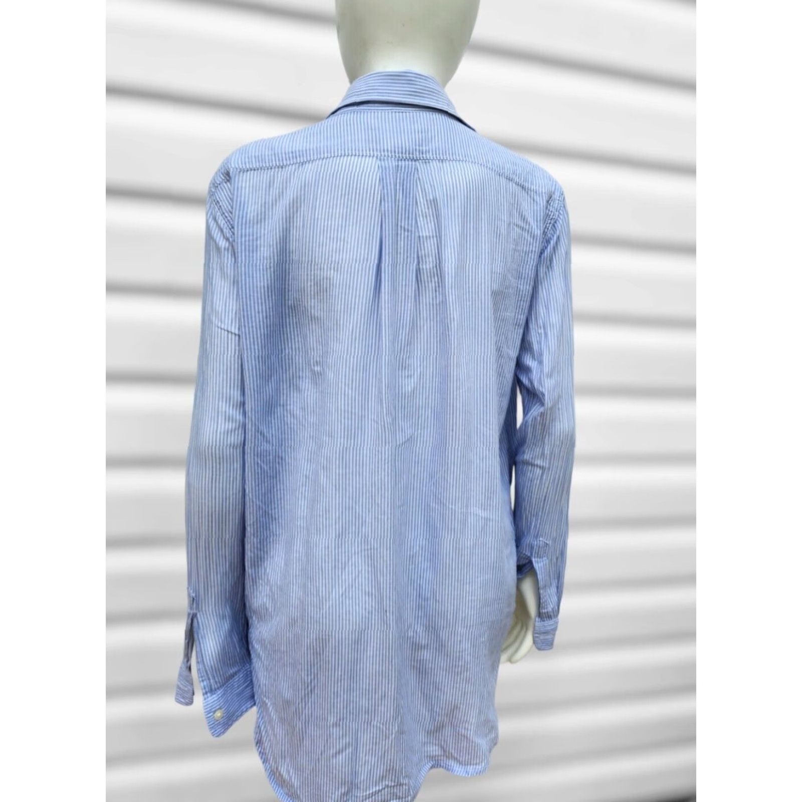 Vintage Denim & Supply Ralph Lauren Women's Classic Button Down Shirt Blue XS Long Sleeve Size XS / US 0-2 / IT 36-38 - 2 Thumbnail