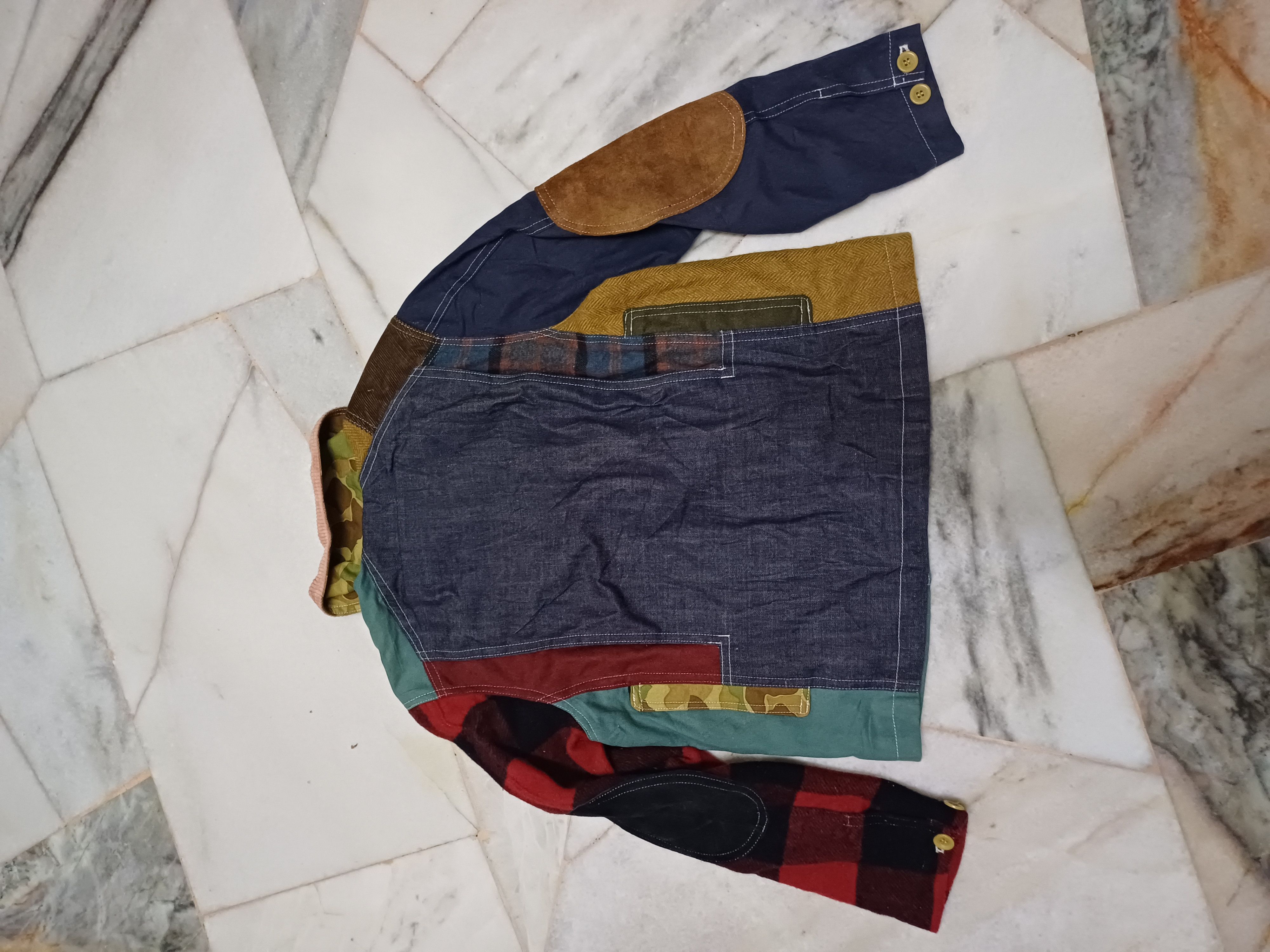 Japanese Brand beam boy pacthwork jacket for boy Size US XS / EU 42 / 0 - 2 Thumbnail