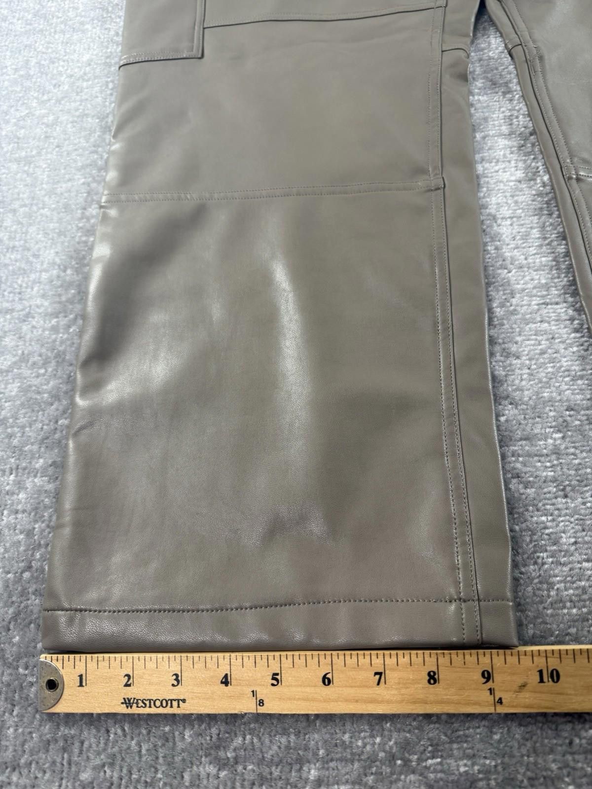 Abercrombie & Fitch Abercrombie & Fitch Faux Leather The '90s Relaxed Cargo Size 35" - 5 Thumbnail