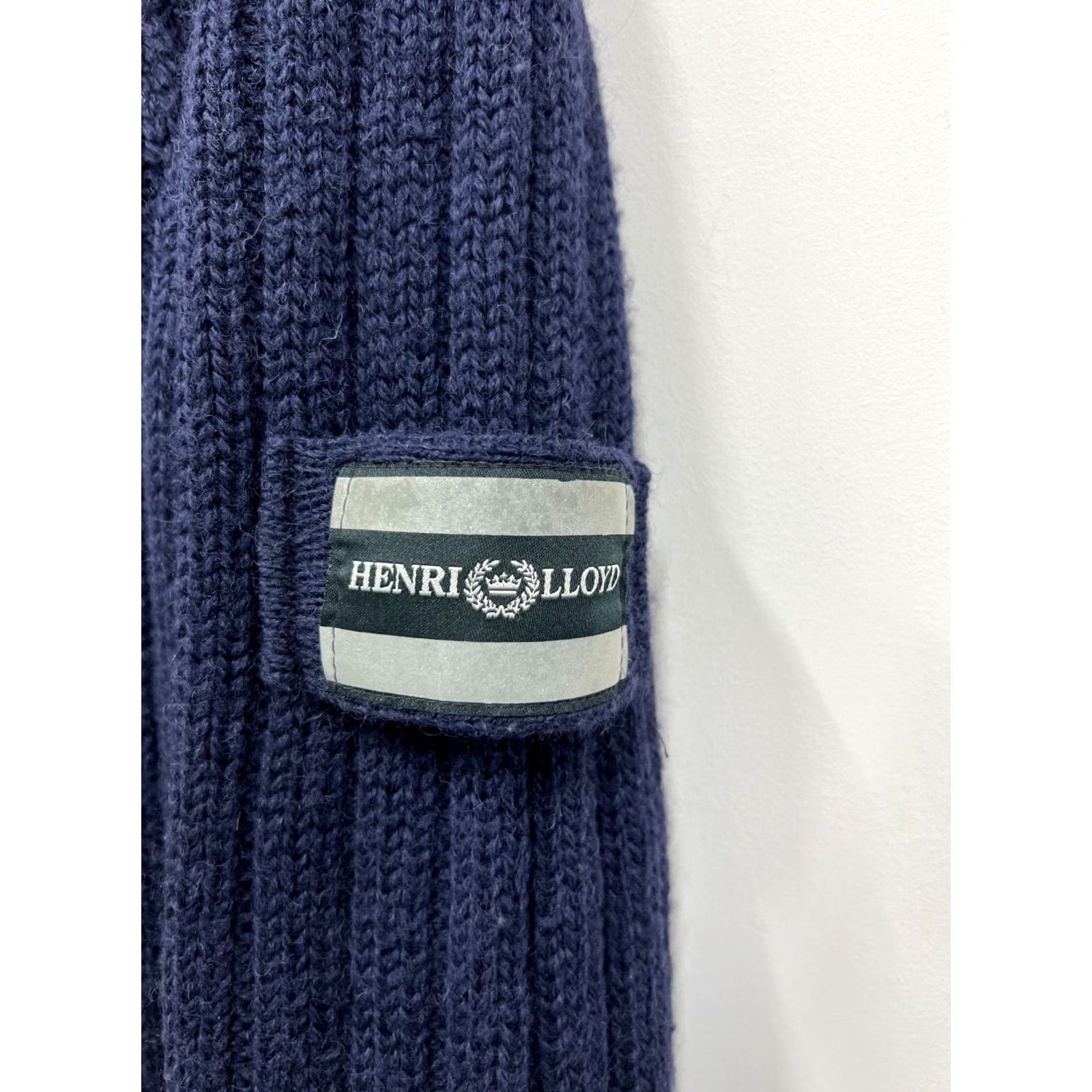 Henri Lloyd VINTAGE Henri Lloyd Wool Knitted Cardigan Sweater M Blue Mens Regular Size M Cardigan Wool Knitted Vintage Men Size US M / EU 48-50 / 2 - 3 Thumbnail