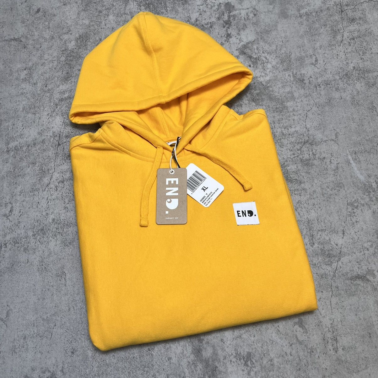 Carhartt Wip × END. Carhartt WIP x END American Logo Hoodie Heavyweight, Yellow Size US XL / EU 56 / 4 - 7 Thumbnail