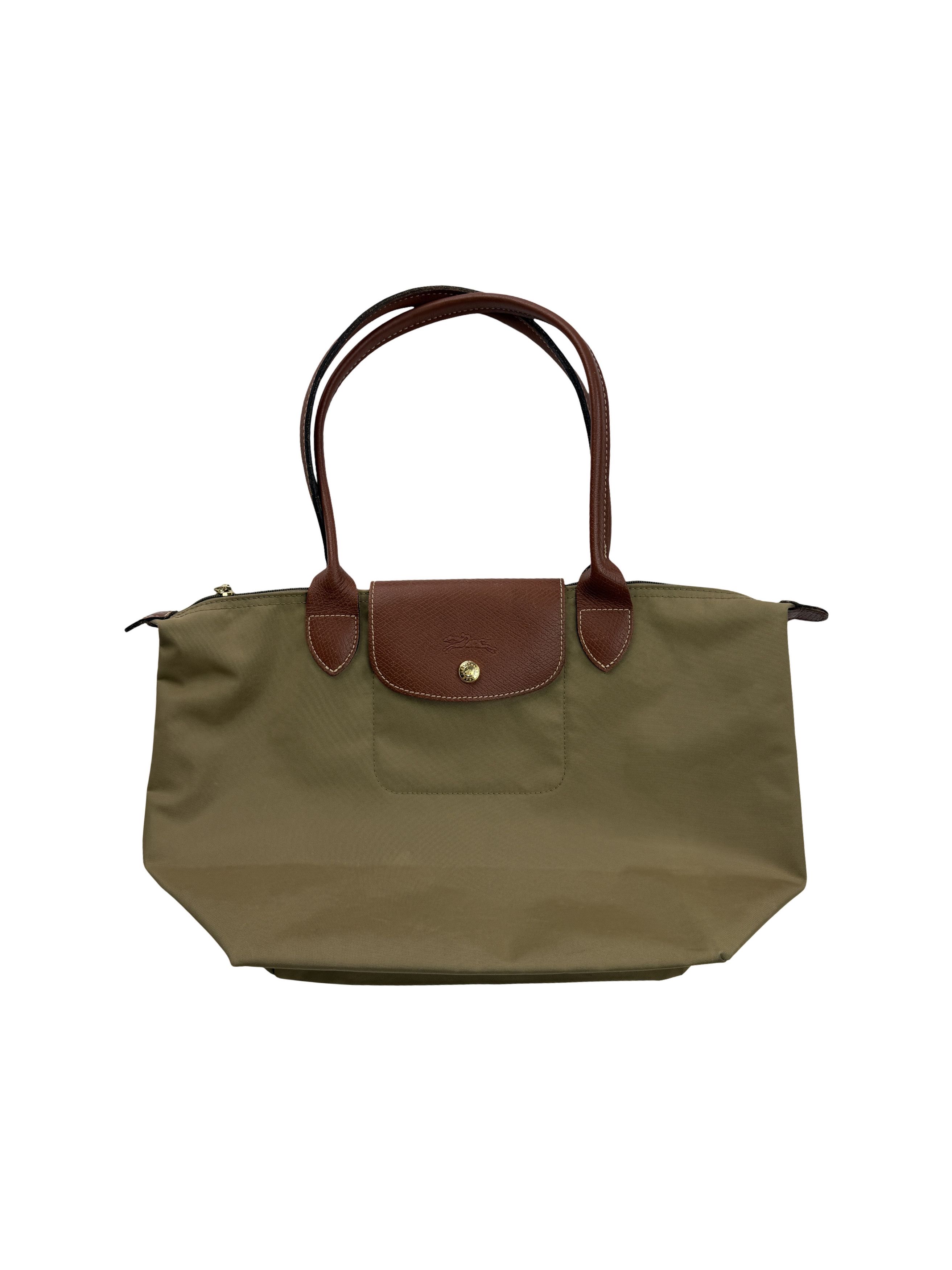 Longchamp Longchamp Khaki Green Nylon Bag M Size ONE SIZE - 1 Thumbnail