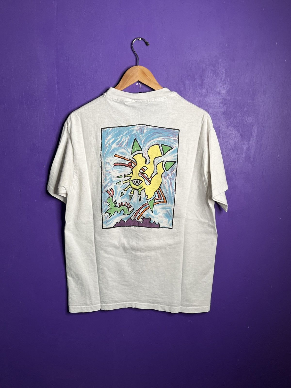 Band Tees × Vintage Vintage 90s They might be giants art tour t-shirt Size US L / EU 52-54 / 3 - 2 Thumbnail