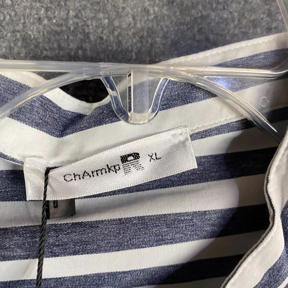 Other ChArmkp Button Up Shirt Men's XL NWT Short Sleeve Striped Size US XL / EU 56 / 4 - 3 Thumbnail
