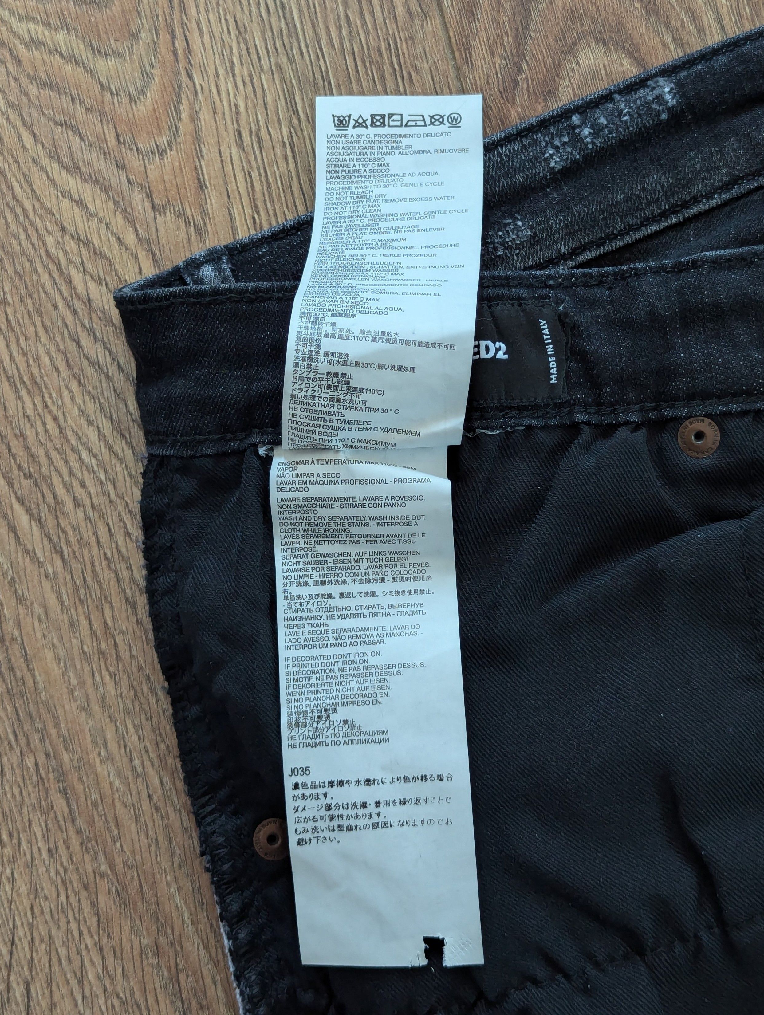 Dsquared2 Dsquared2 Skater Jean 46 Black Made In Italy Luxury Brand Size US 30 / EU 46 - 15 Thumbnail