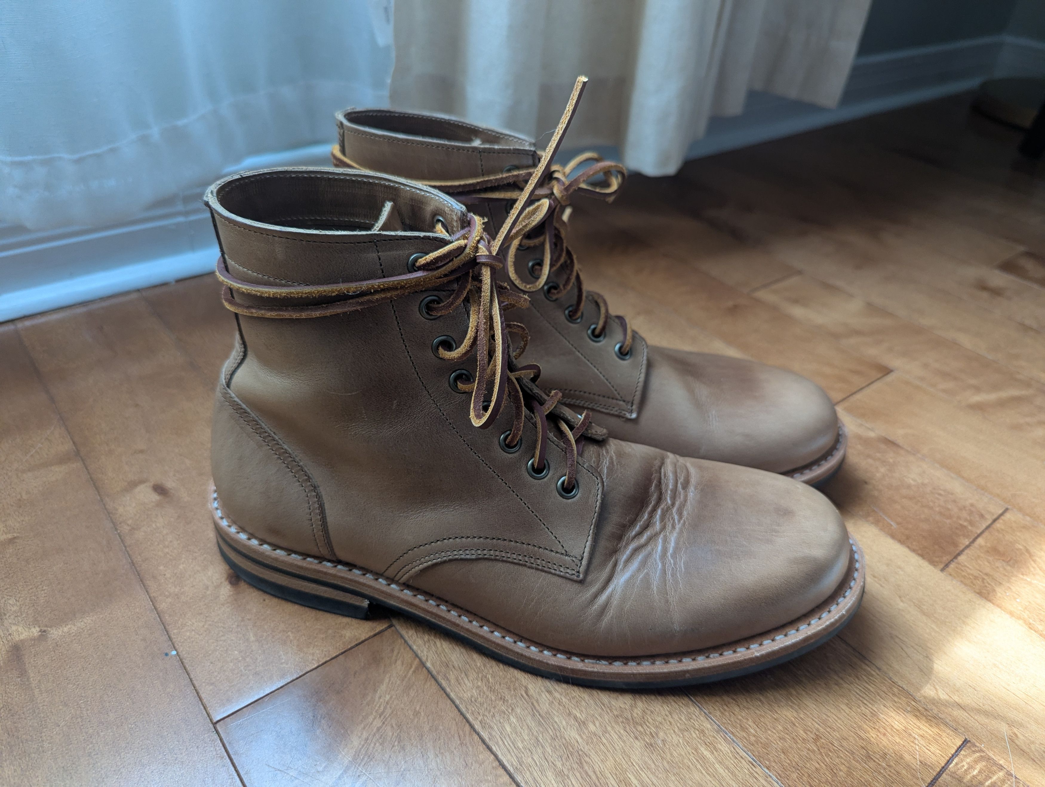 Oak Street Bootmakers Oak Street Bootmakers Trench Boot Natural Chromexcel Size US 10.5 / EU 43-44 - 2 Thumbnail
