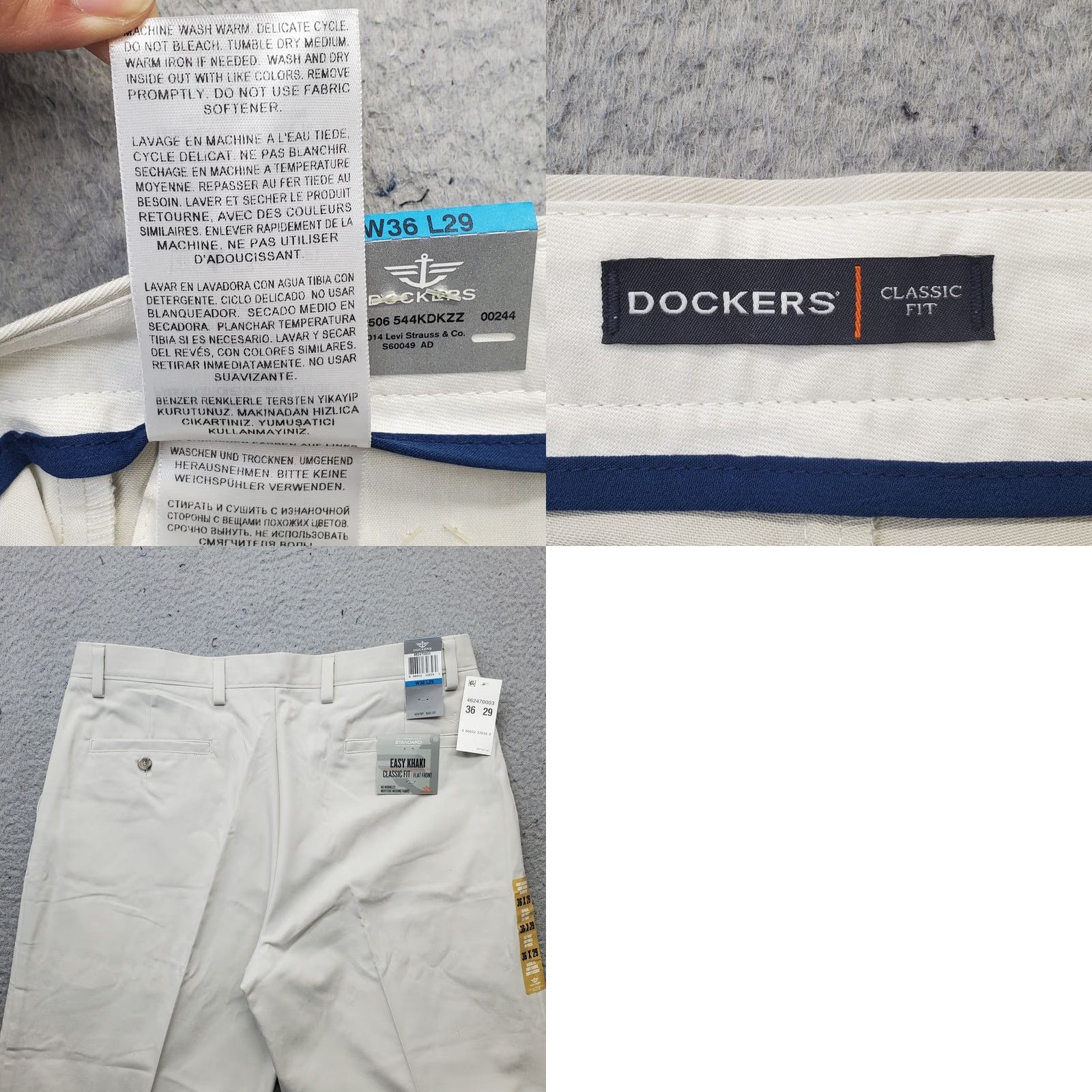 Dockers Dockers Mens Pants 36 Tan Moisture Wicking Flat Front Classic Fit Straight Pants Mens Size 36 Tan Moisture Wicking Flat Front Classic Fit Straight Size US 36 / EU 52 - 8 Thumbnail
