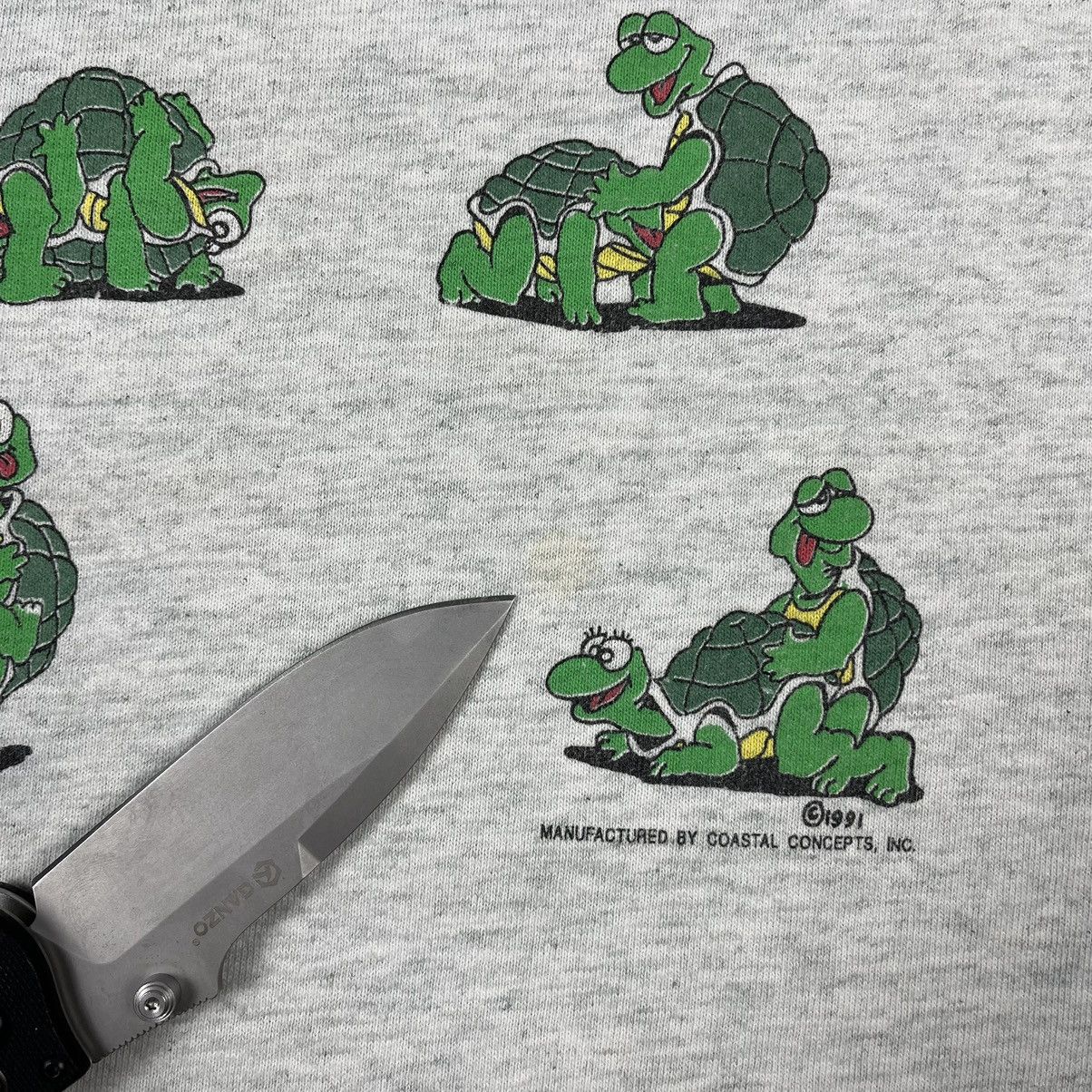 Vintage Vintage Turtle Sex position 18+ porn single stitch tee 1991 Size US XL / EU 56 / 4 - 10 Thumbnail