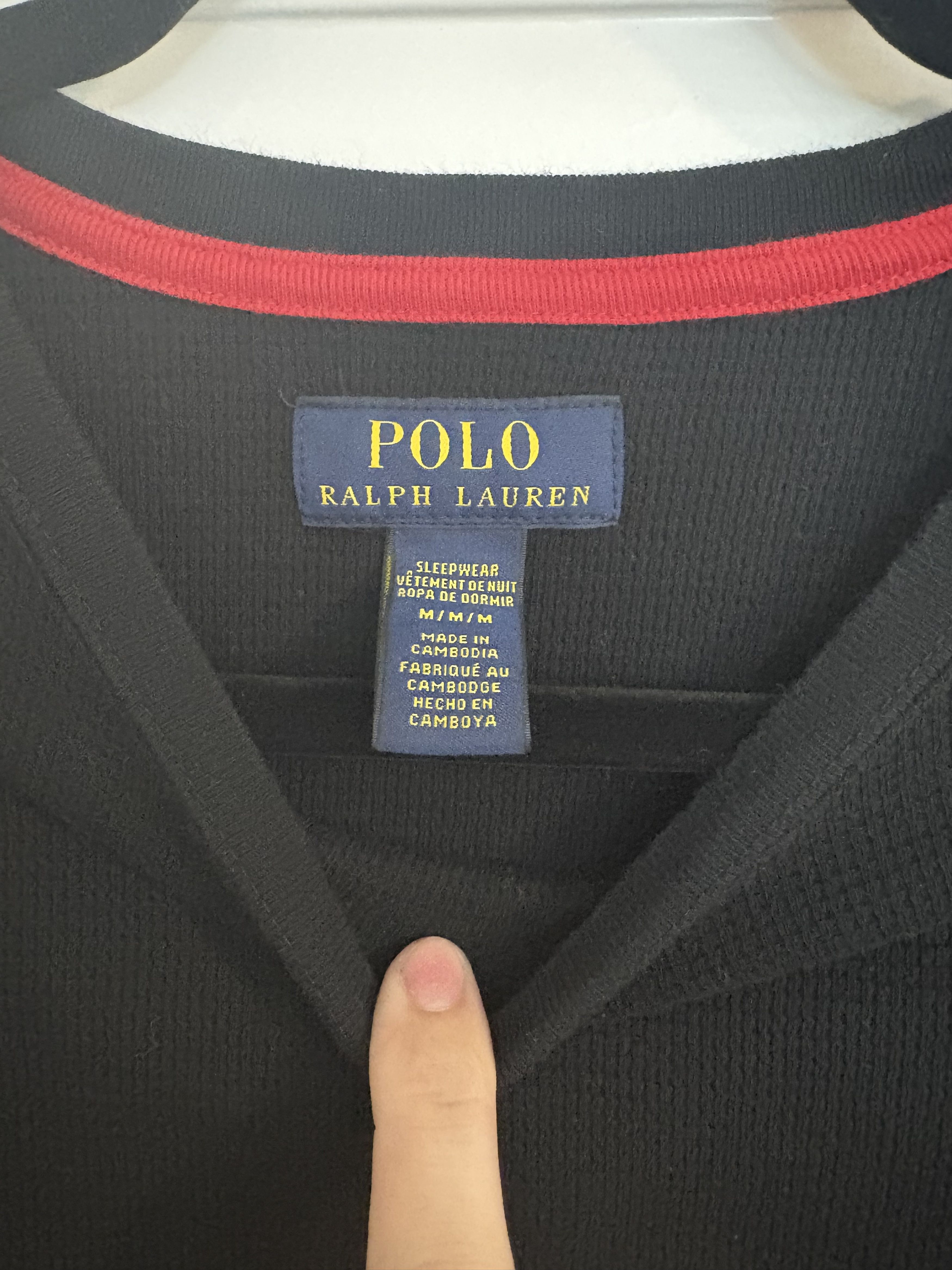 Polo Ralph Lauren Ralph Lauren Men's Black Crewneck Sweatshirt (M) Size US M / EU 48-50 / 2 - 3 Thumbnail