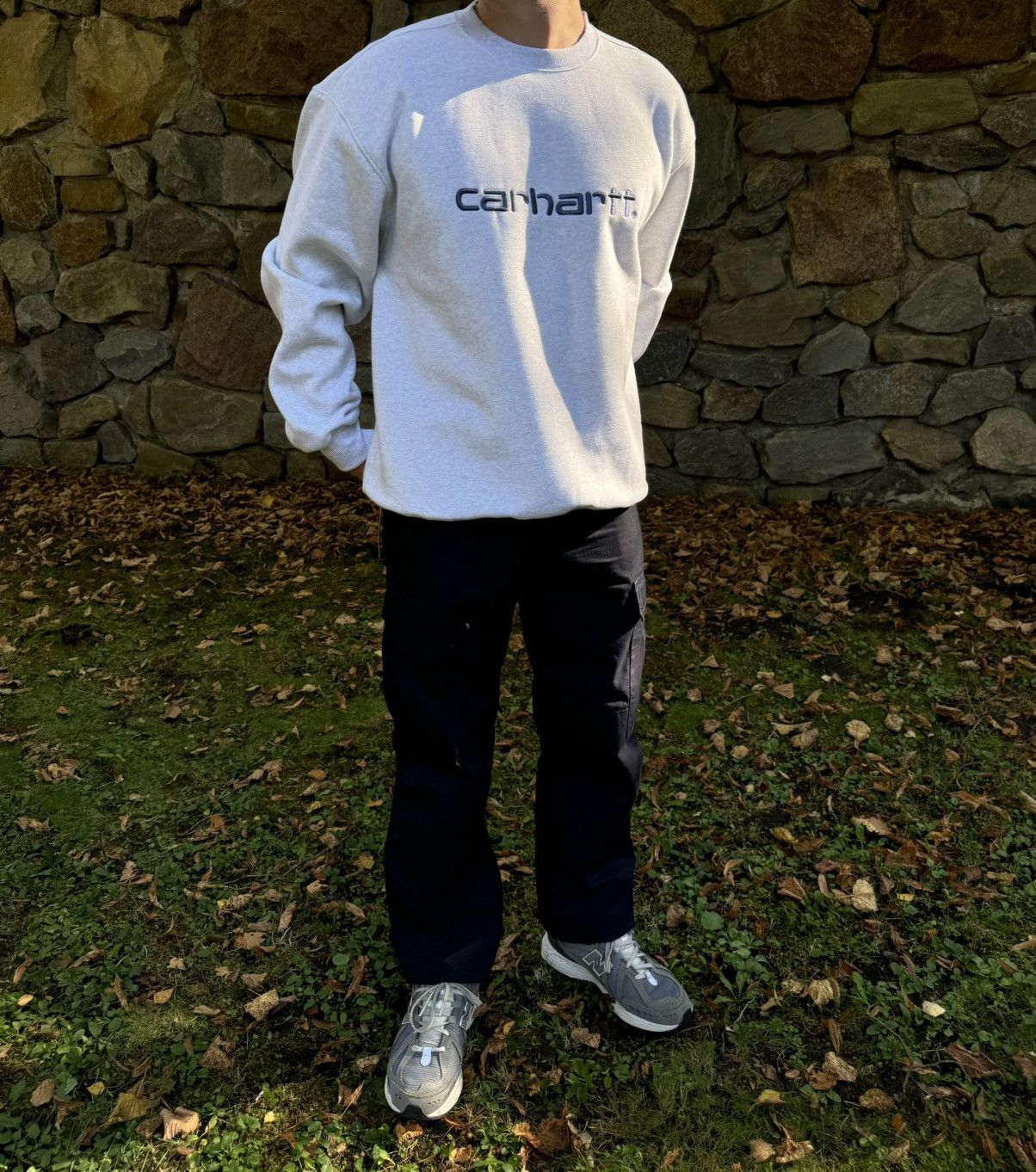 Carhartt Wip Carhartt Ash Heather Sweatshirt Size US XL / EU 56 / 4 - 3 Thumbnail