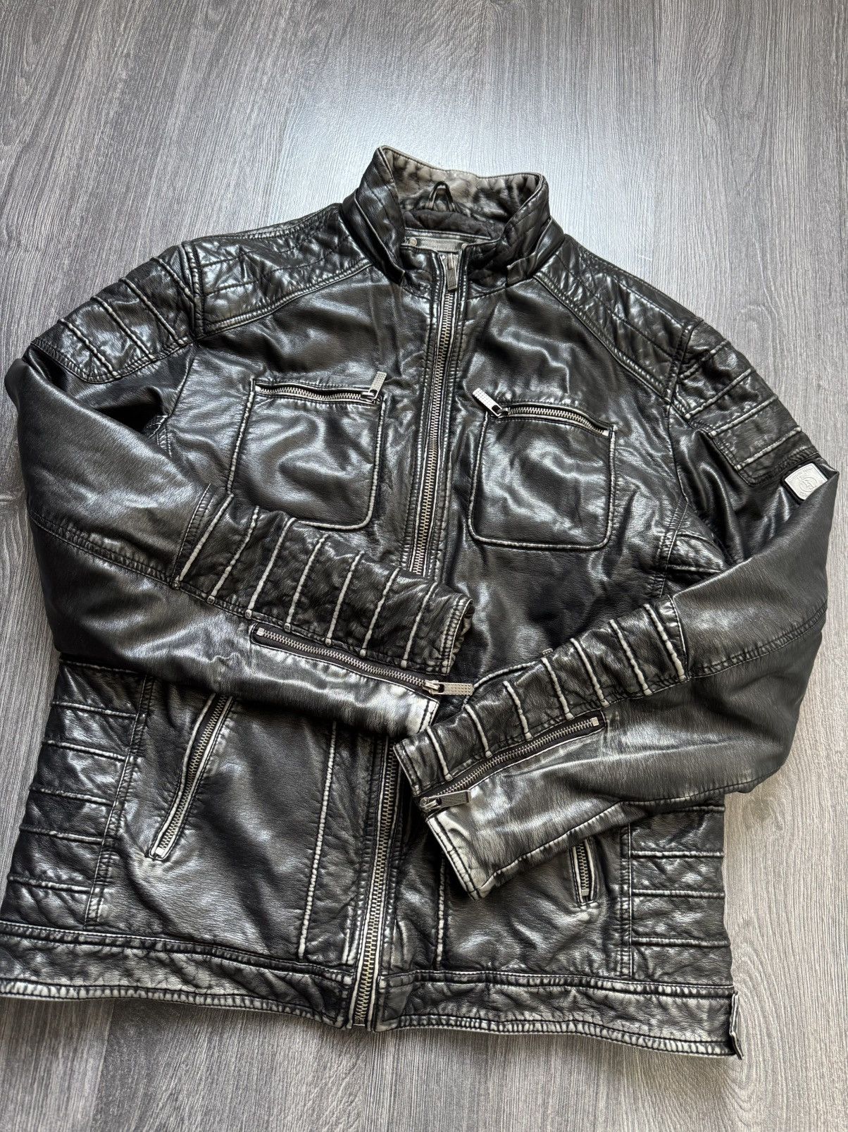 Japanese Brand Y2K Vintage Japanese Washed Diesel Style Jacket Size US XL / EU 56 / 4 - 5 Thumbnail