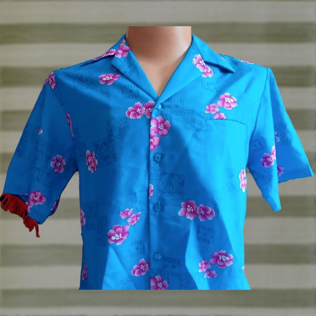 Hilo Hattie VTG HILO HATTIES Hawaiian Shirt XL Adult Floral 80s 90s Blue Button-Up Short Sleeve Mens Mens Size US XL / EU 56 / 4 - 1 Thumbnail