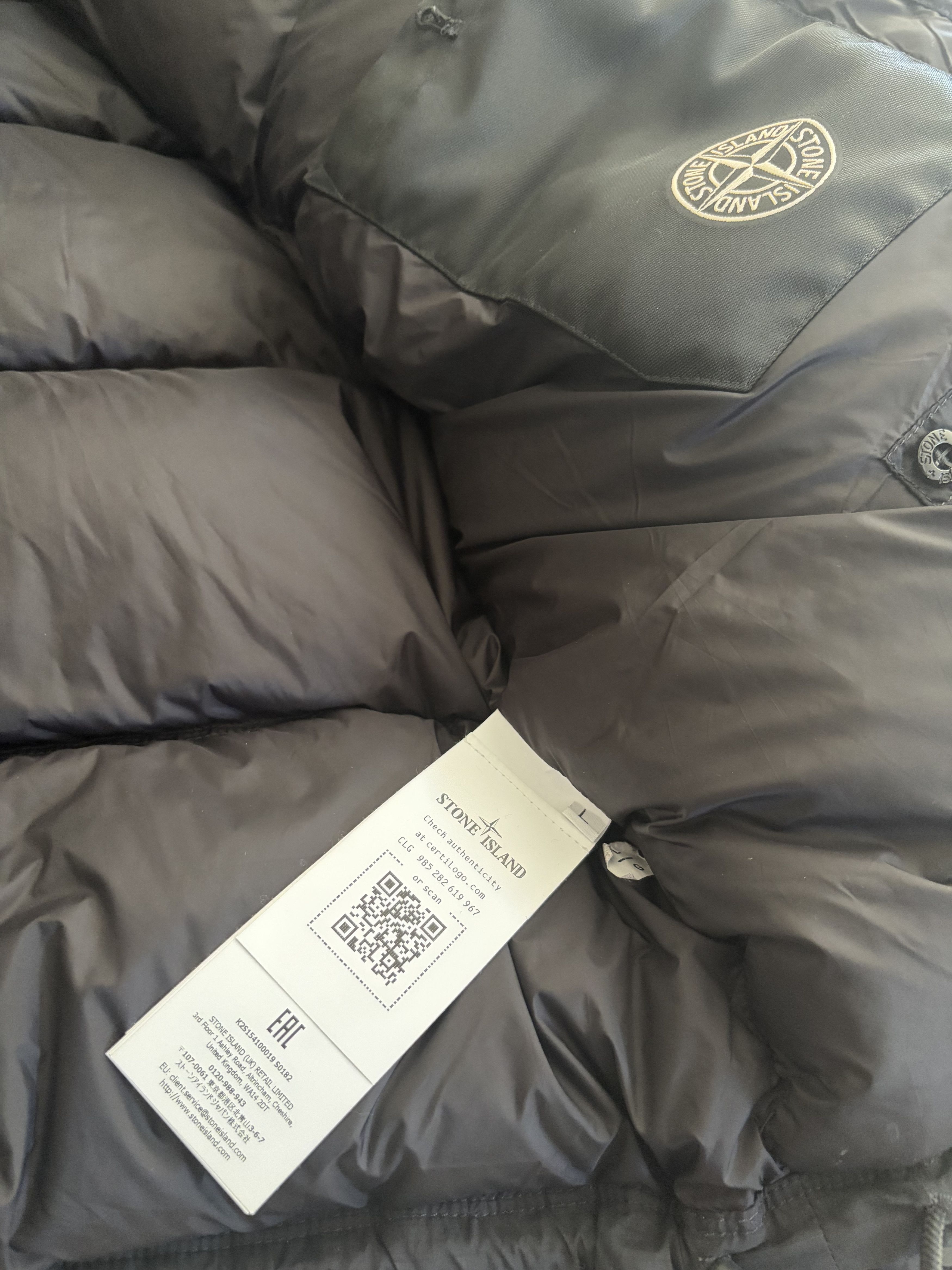 Stone Island Cordura Short Puffer Jacket Size US L / EU 52-54 / 3 - 4 Thumbnail