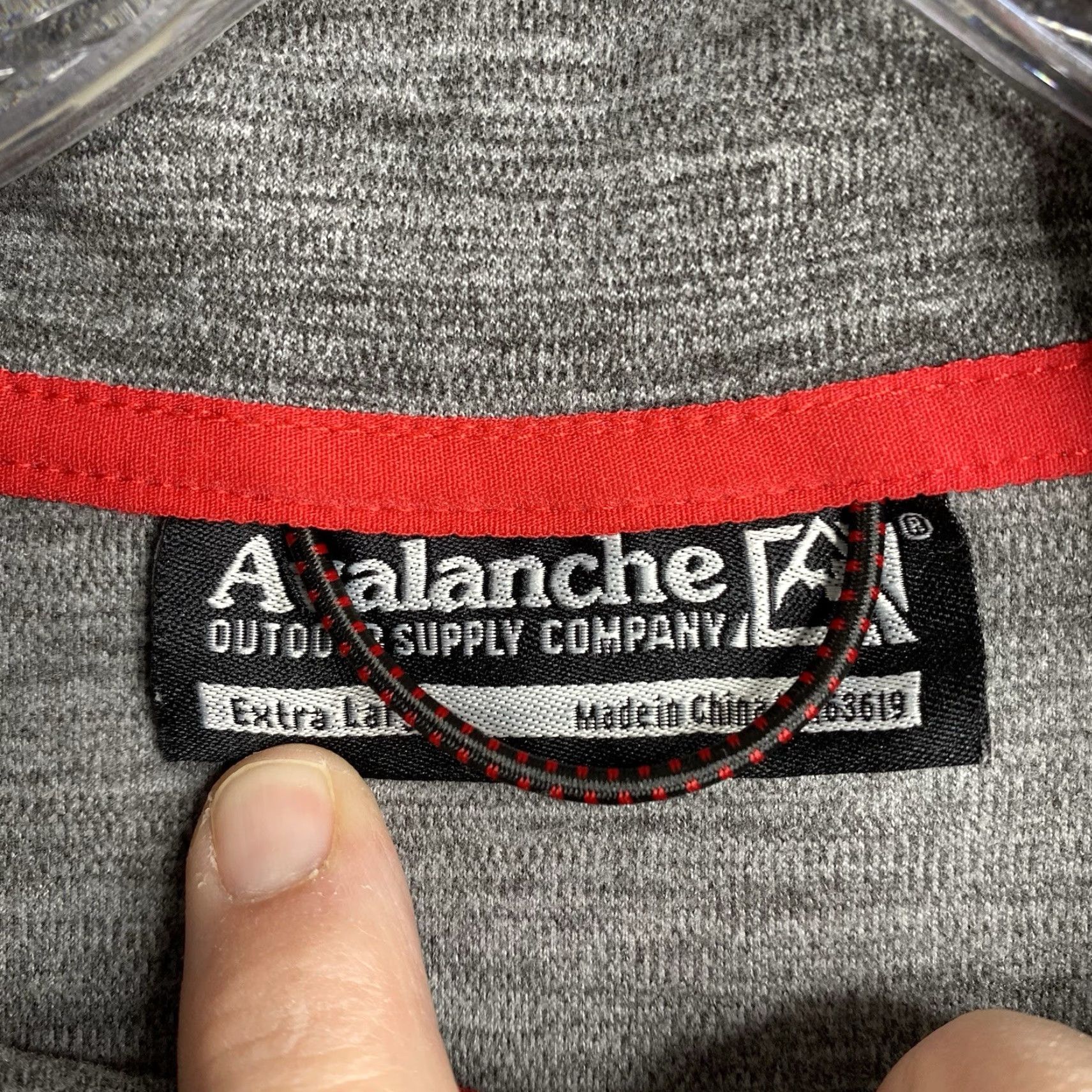 Avalanche Avalanche Mens Top 1/4 Zip Pullover Mock Neck Gray Heather XL Outdoor Active Sweatshirt College Run Hiking Winter Fall Spring Sport Size US XL / EU 56 / 4 - 6 Thumbnail
