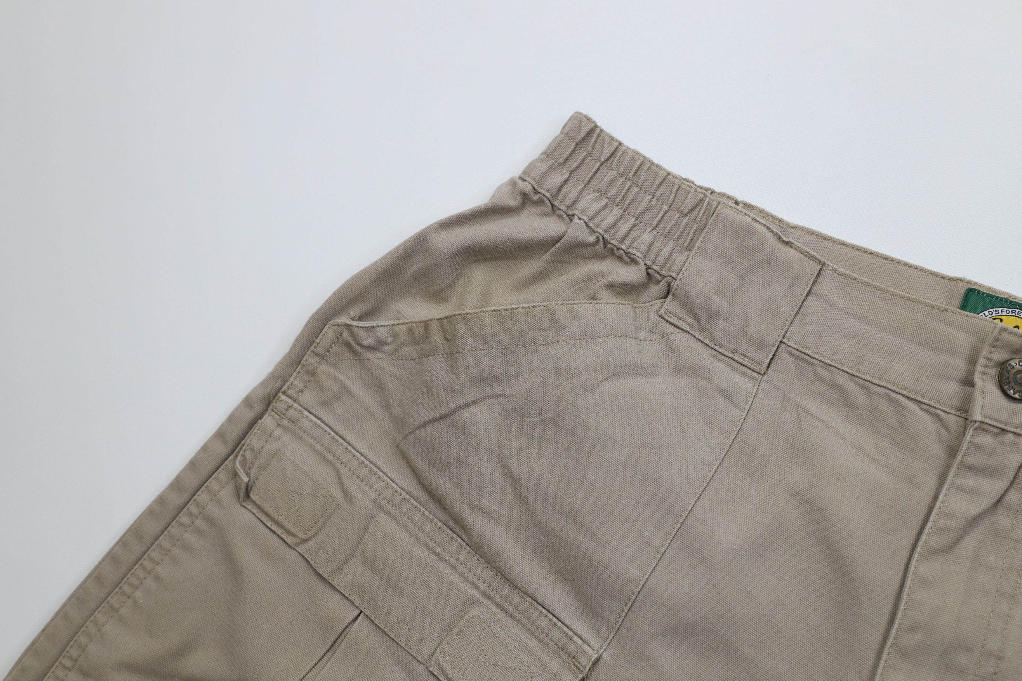 Cabelas Vintage 90s Y2K Cabelas Above Knee Trekking Cargo Shorts Size US 38 / EU 54 - 5 Thumbnail