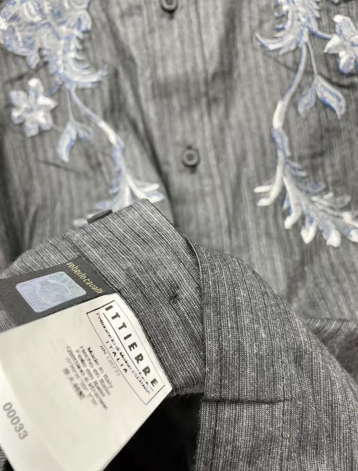 Just Cavalli Just Cavalli Heavy Embroidered Long Sleeve Shirt J30 Size US M / EU 48-50 / 2 - 7 Thumbnail