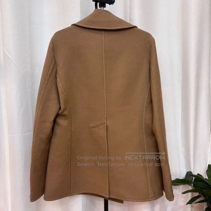 Burberry Burberry Brown Wool Short Coat for Women. Size S / US 4 / IT 40 - 2 Thumbnail