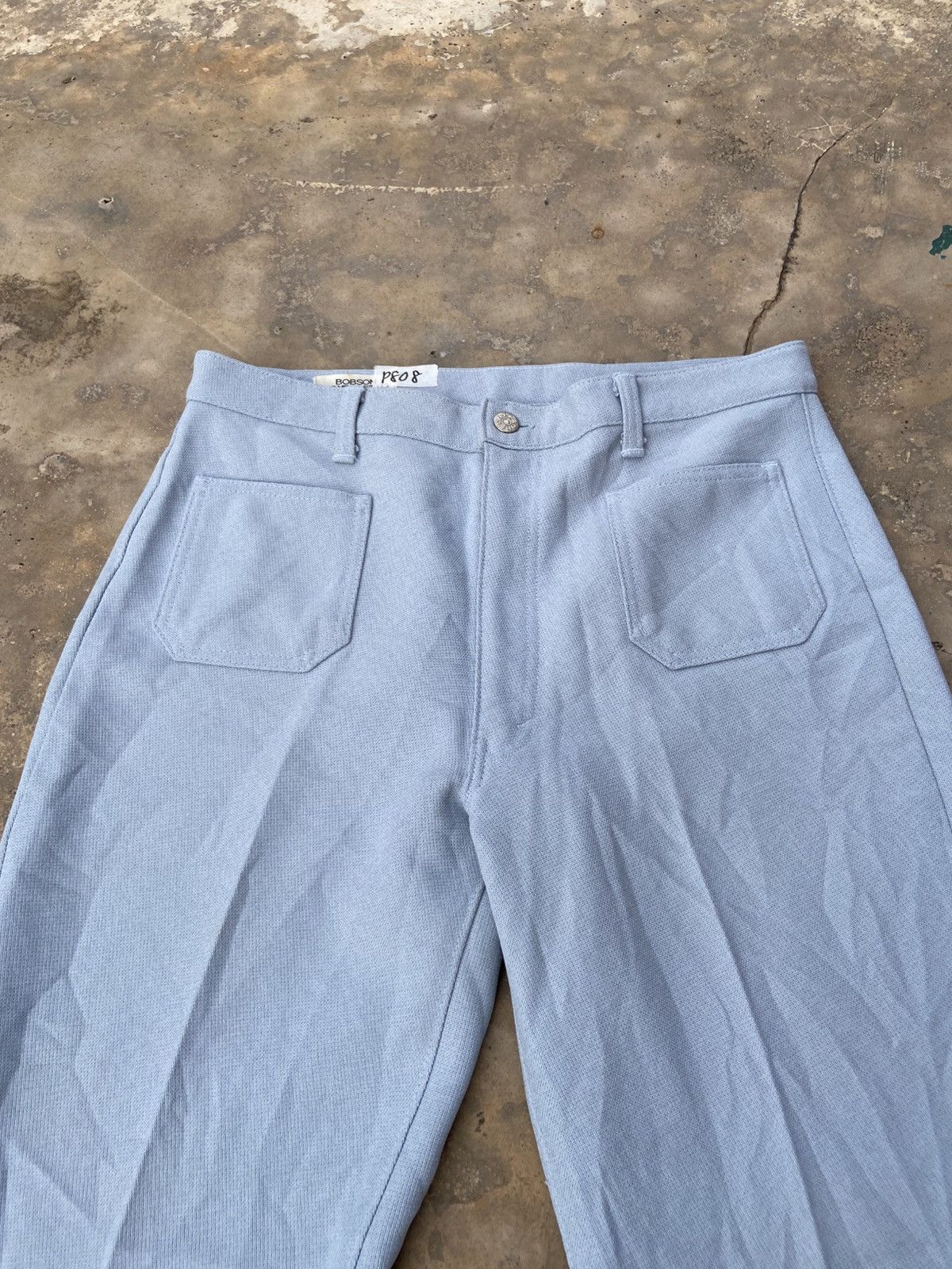 Japanese Brand Vintage 70/80s Bobson Bushpant Style StaPress Pant Size US 34 / EU 50 - 3 Thumbnail