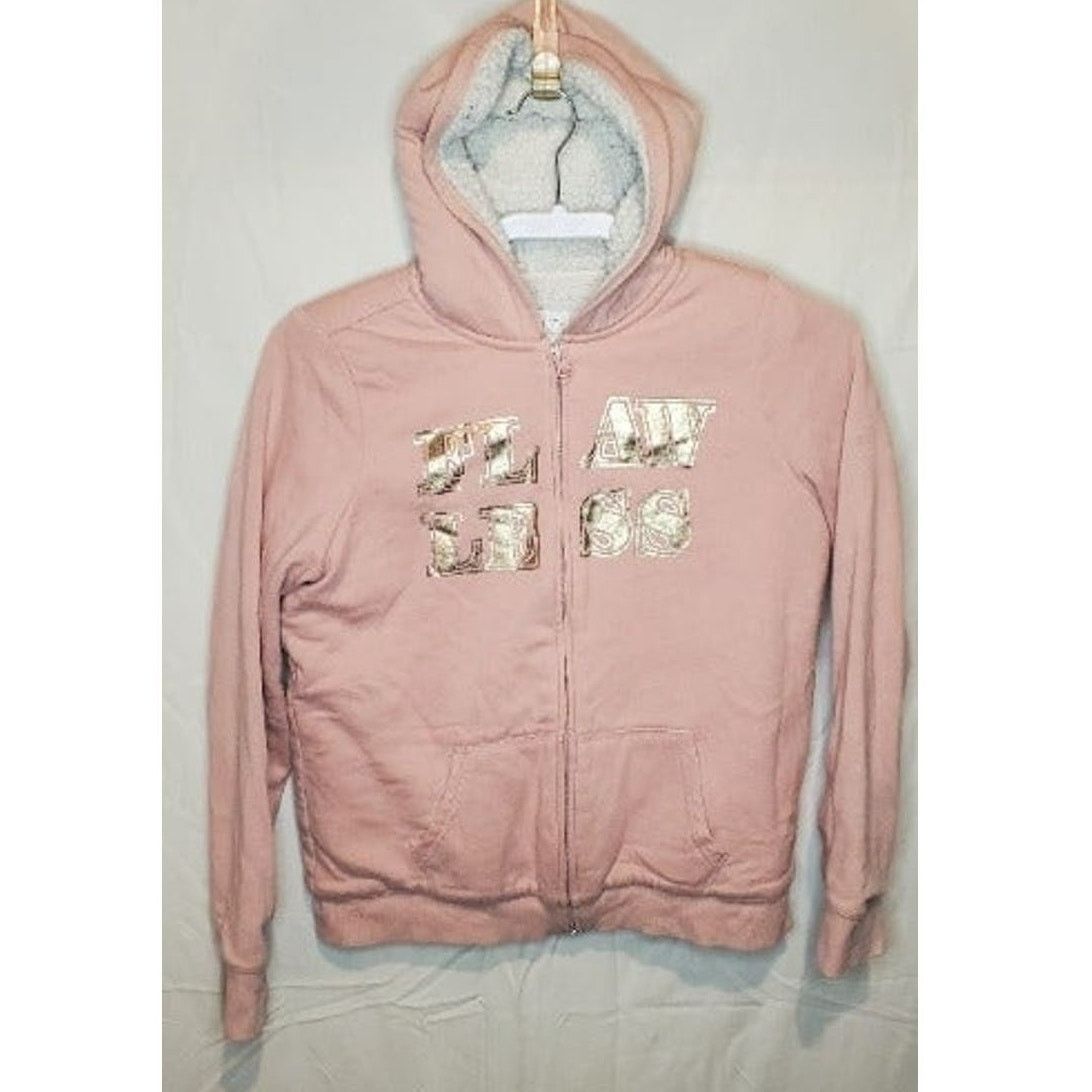 Other Girls Pink Hooded Fleece Sweater XL (14) Childrens Place Size XL / US 12-14 / IT 48-50 - 1 Thumbnail