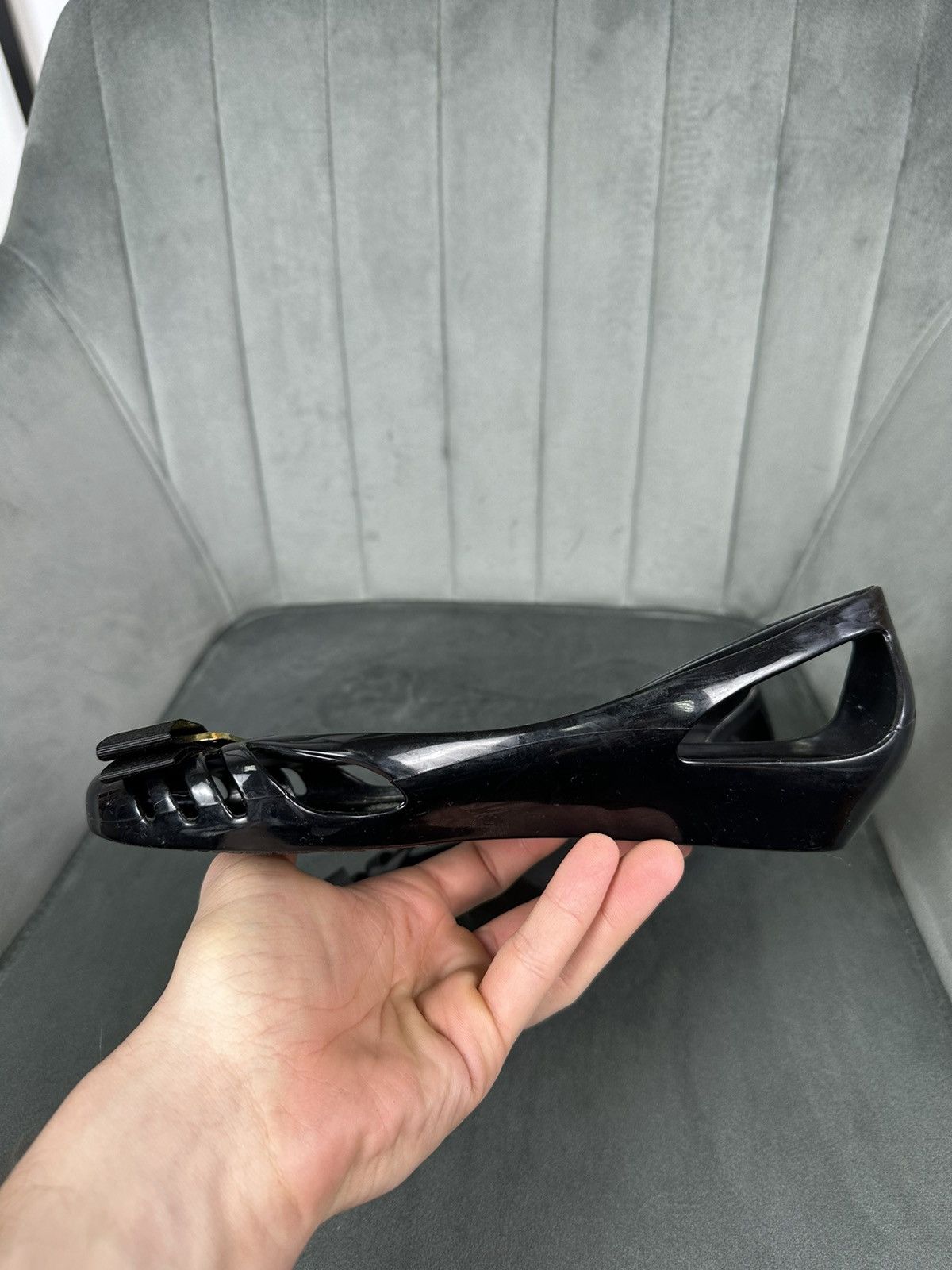 Salvatore Ferragamo Salvatore Ferragamo Jelly Ballet Flat With Vara Bow 7 size Size US 7 / IT 37 - 10 Thumbnail