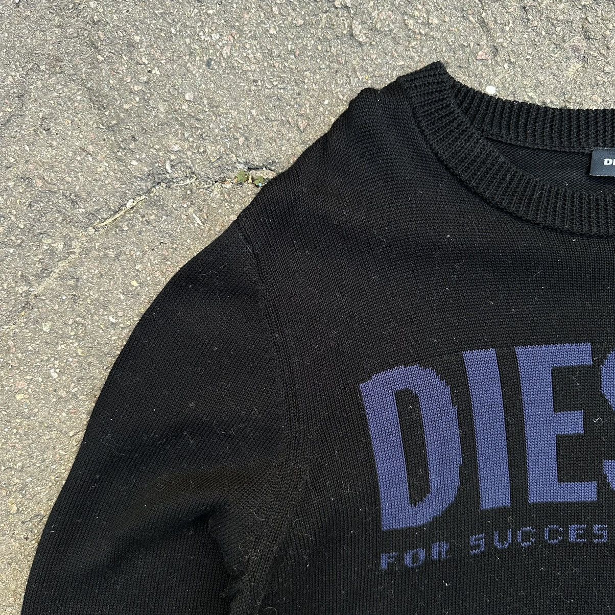 Diesel Luxury Diesel Sweater Knitsweater 90s Y2K Big Logo Custom Size US XL / EU 56 / 4 - 3 Thumbnail