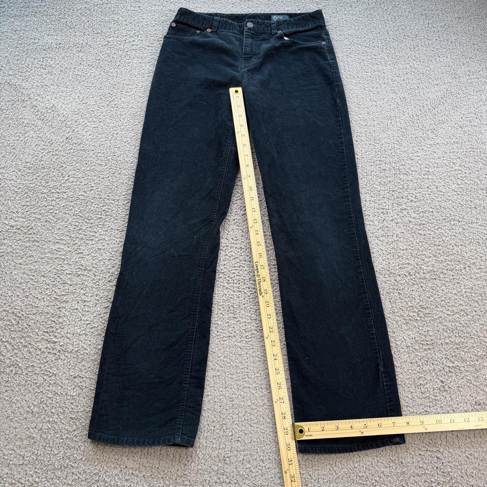 Polo Ralph Lauren Vintage Polo Ralph Lauren Corduroy Pants Womens 18 Navy Y2K Size 40" / US 18 - 4 Thumbnail