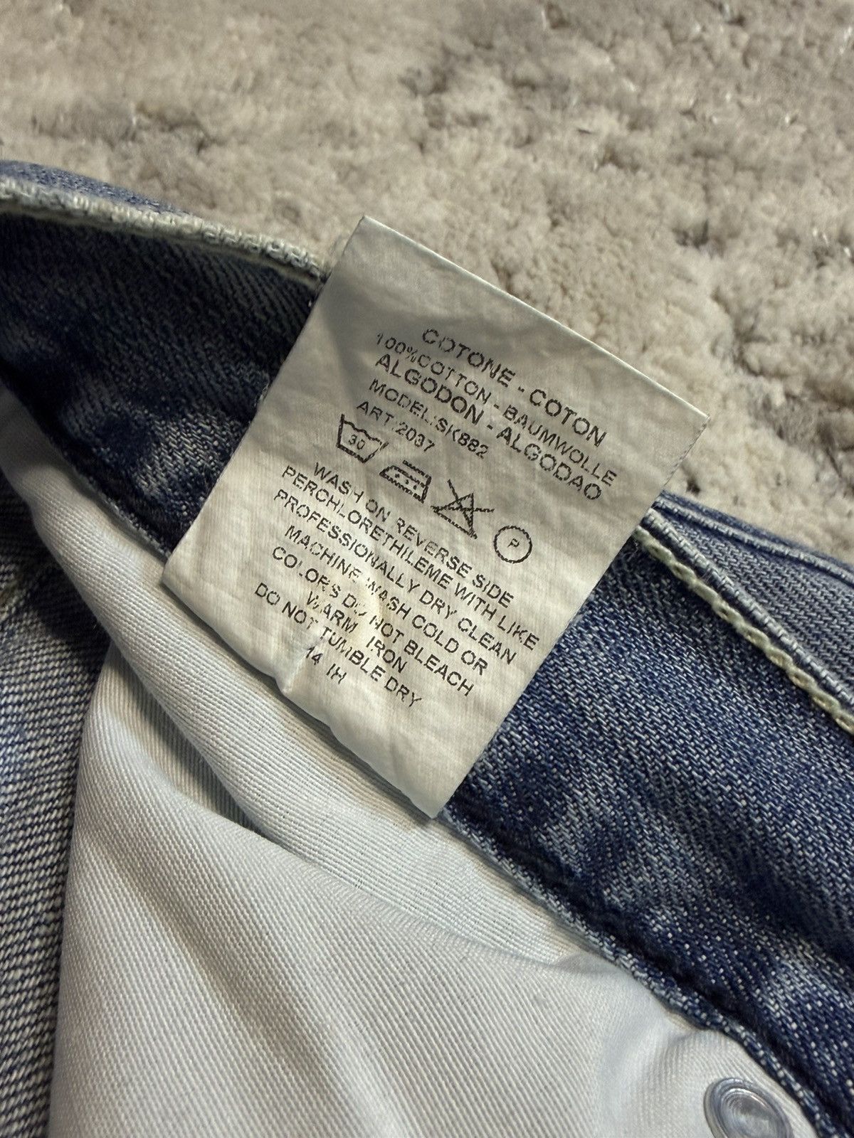 Roberto Cavalli Archive Roberto Cavalli Disstresed Y2K Jeans Dolce Hedi Raf Size US 32 / EU 48 - 22 Thumbnail