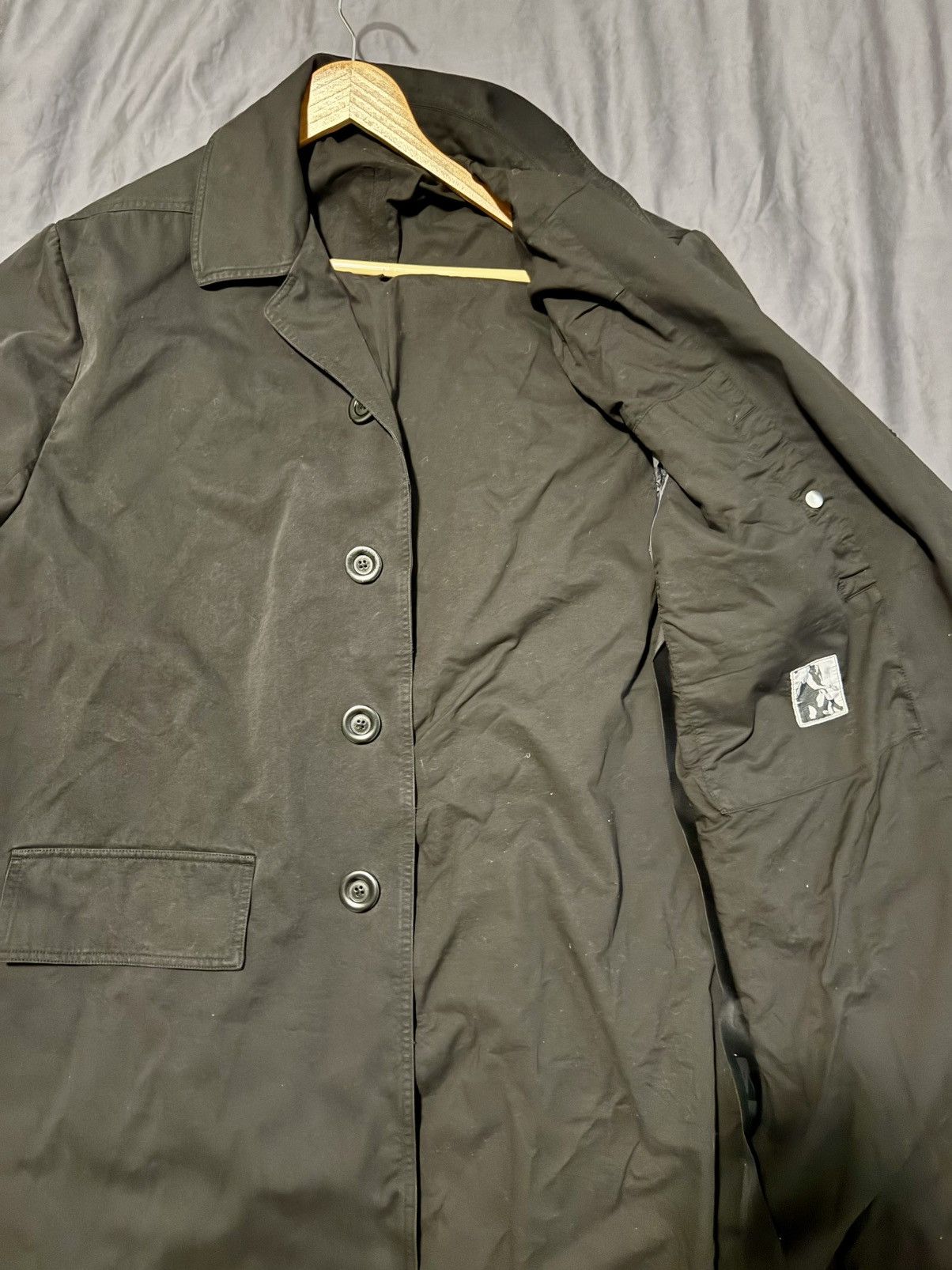 Rick Owens Drkshdw Jumbo Mac Twill Coat Size US S / EU 44-46 / 1 - 6 Thumbnail