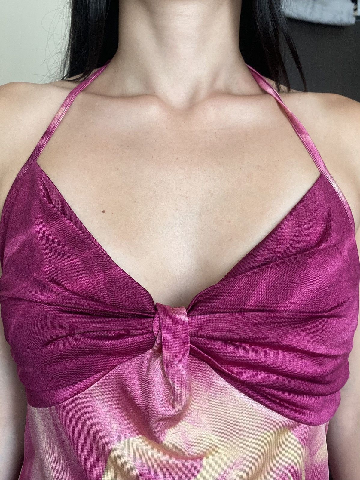 Roberto Cavalli Roberto Cavalli Backless Top With Rose Print Size S / US 4 / IT 40 - 4 Thumbnail