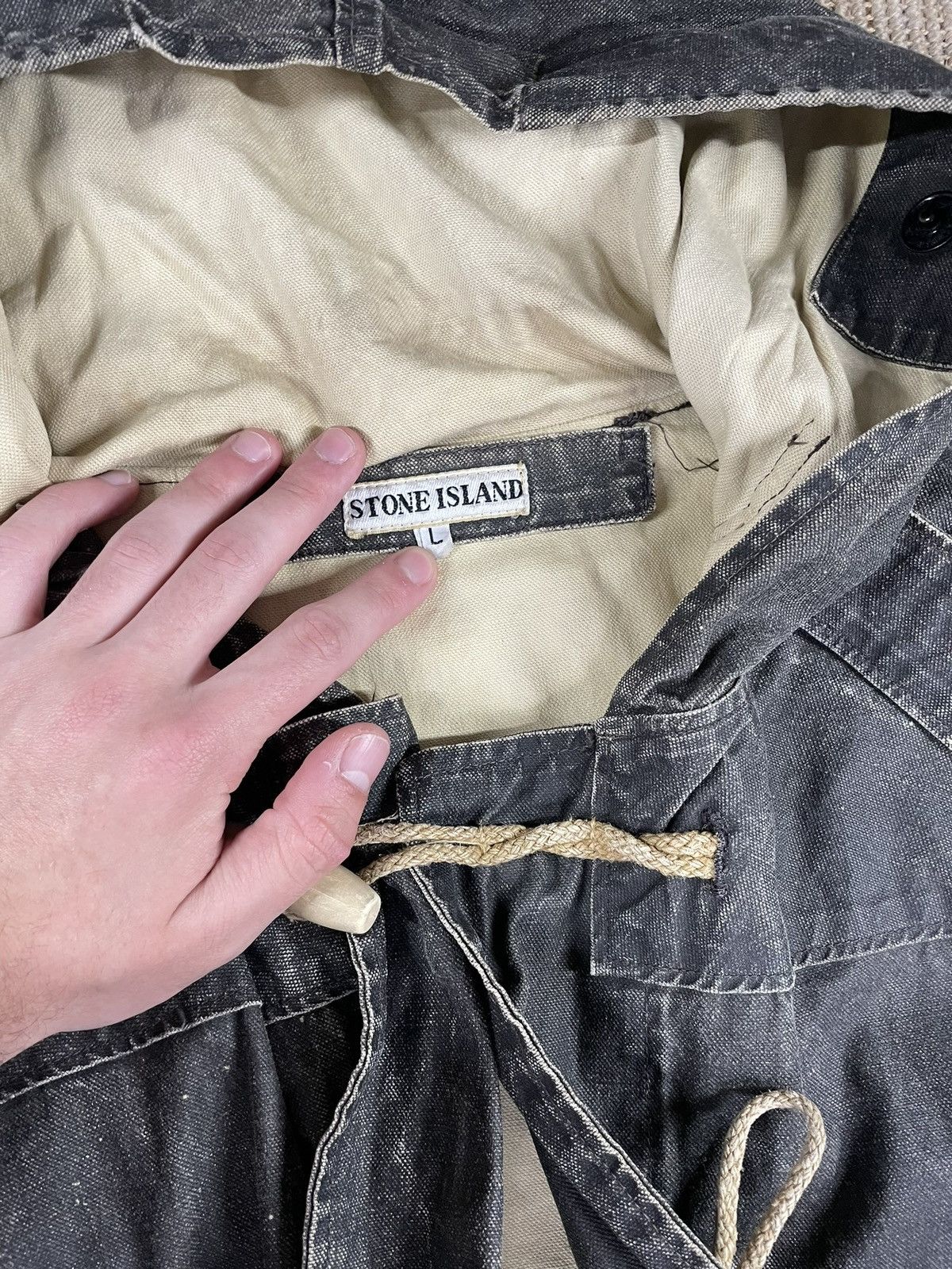 Stone Island 80’s Stone Island Marina Sail Cloth Size US L / EU 52-54 / 3 - 8 Thumbnail