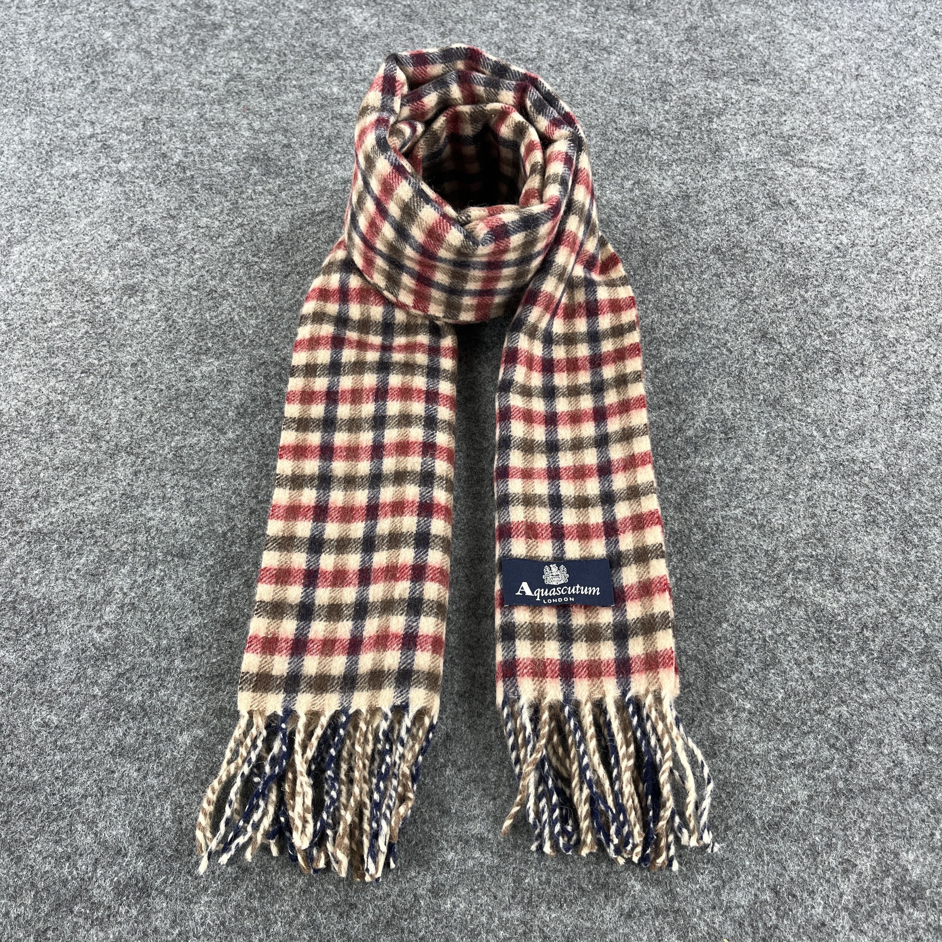 Aquascutum Aquasqutum Scarf / Muffler / Neckwear T1494 Size ONE SIZE - 13 Thumbnail