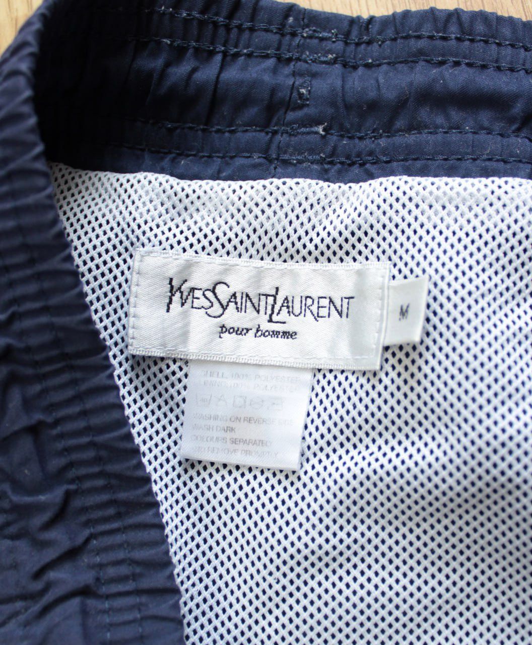 Yves Saint Laurent 🔥 Yves Saint Laurent Swim Shorts Trunks Logo Vintage Y2K Size US 34 / EU 50 - 3 Thumbnail