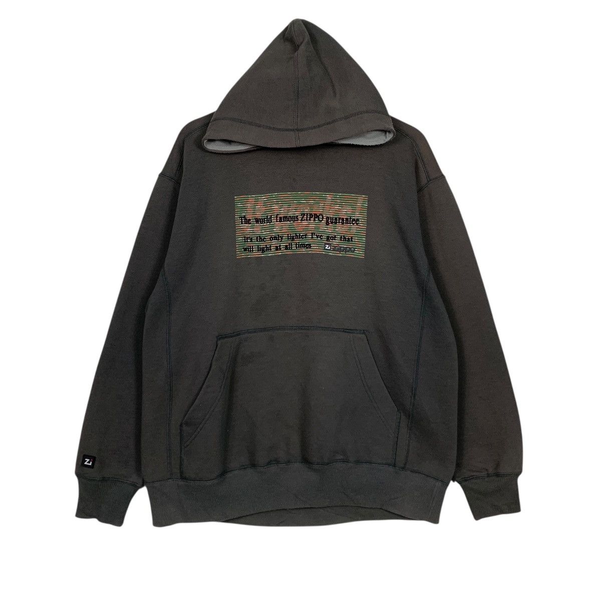 Zippo Vintage 90’s ZIPPO Pullover Hoodie Sweatshirt #3639-C166 Size US L / EU 52-54 / 3 - 1 Thumbnail