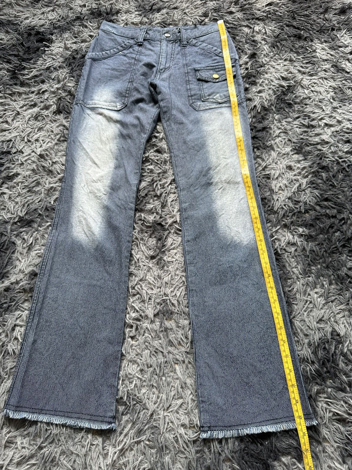 5351 POUR LES HOMMES 00's ABAHOUSE wabash striped denim jeans Size US 28 / EU 44 - 11 Thumbnail