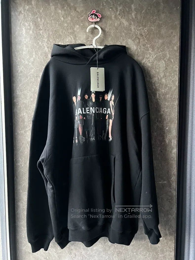 Balenciaga Balenciaga Band Logo Hoodie Size US XXS / EU 40 - 1 Thumbnail