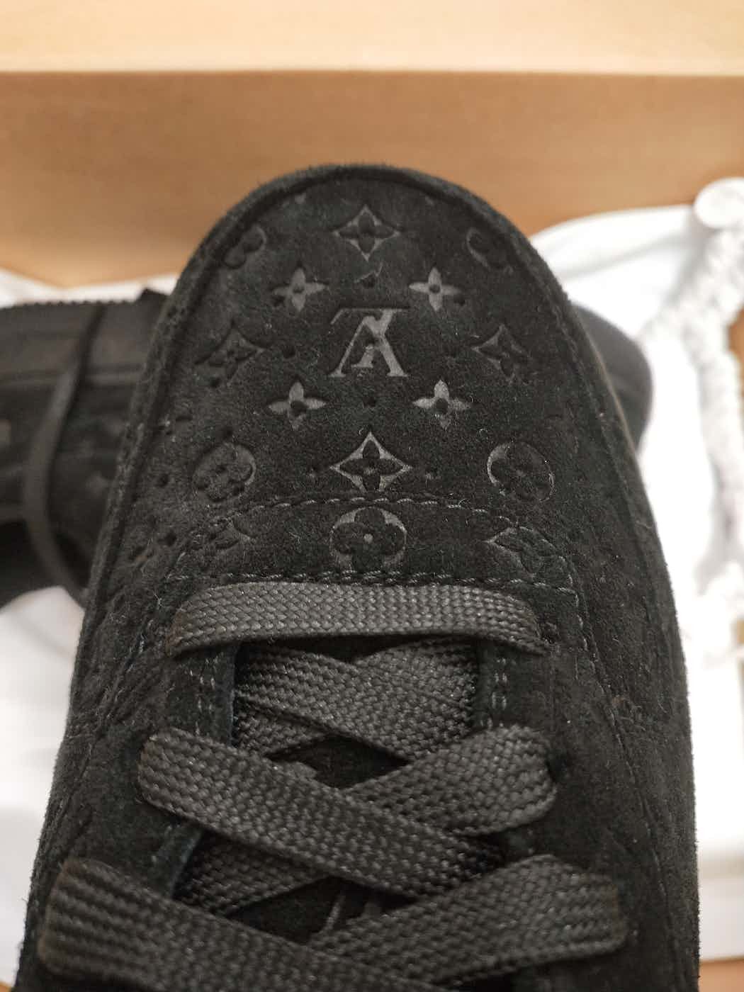Louis Vuitton LV Nike Velour AF1 Sneakers Size US 7 / EU 40 - 3 Thumbnail