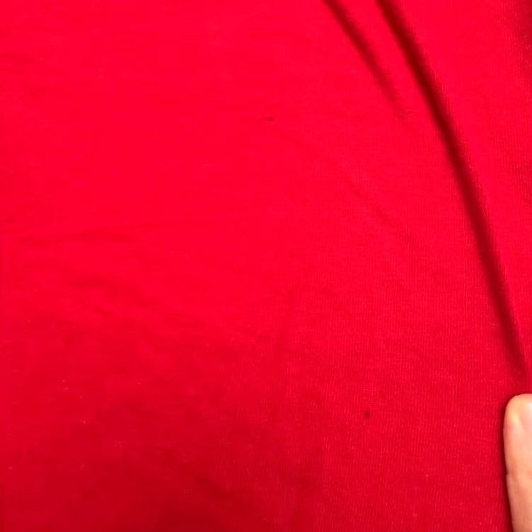 Neiman Marcus VINTAGE Neiman Marcus 80s Red Striped Knit Blouse Womens Large V-Neck Casual Short Sleeve Size L / US 10 / IT 46 - 7 Thumbnail