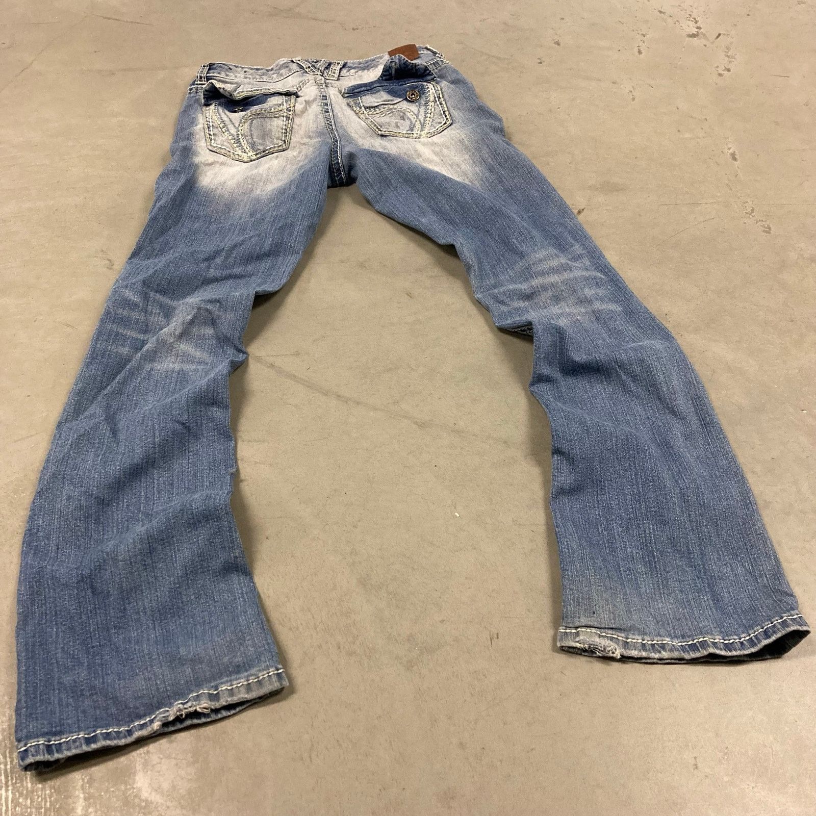 Vintage Y2K low rise Arya western bootcut jeans 29x31 Size 32" / US 10 / IT 46 - 3 Thumbnail