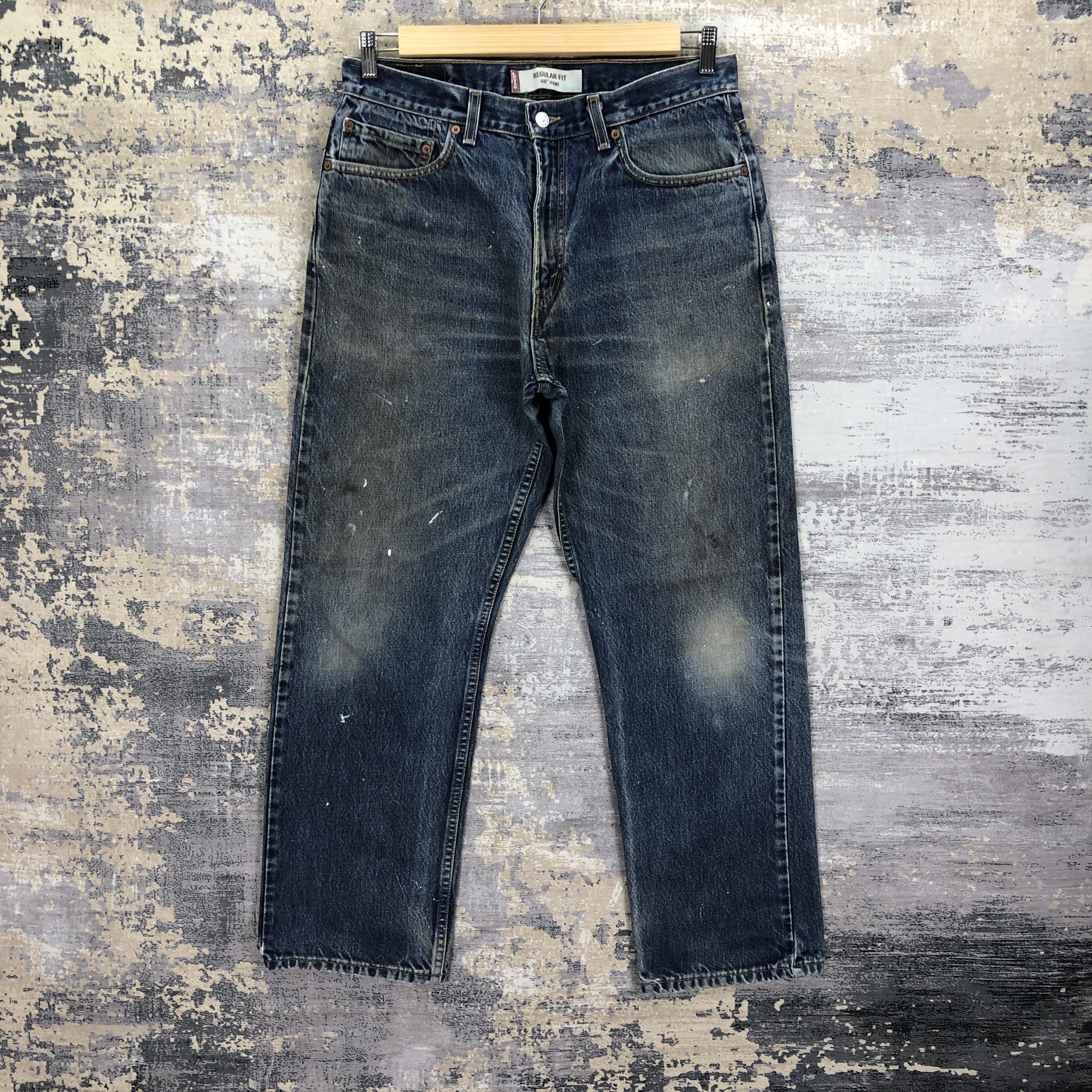 Levi's Vintage Levis 505 Dirty Jeans Levi's Faded Stonewash Denim Size US 32 / EU 48 - 1 Thumbnail