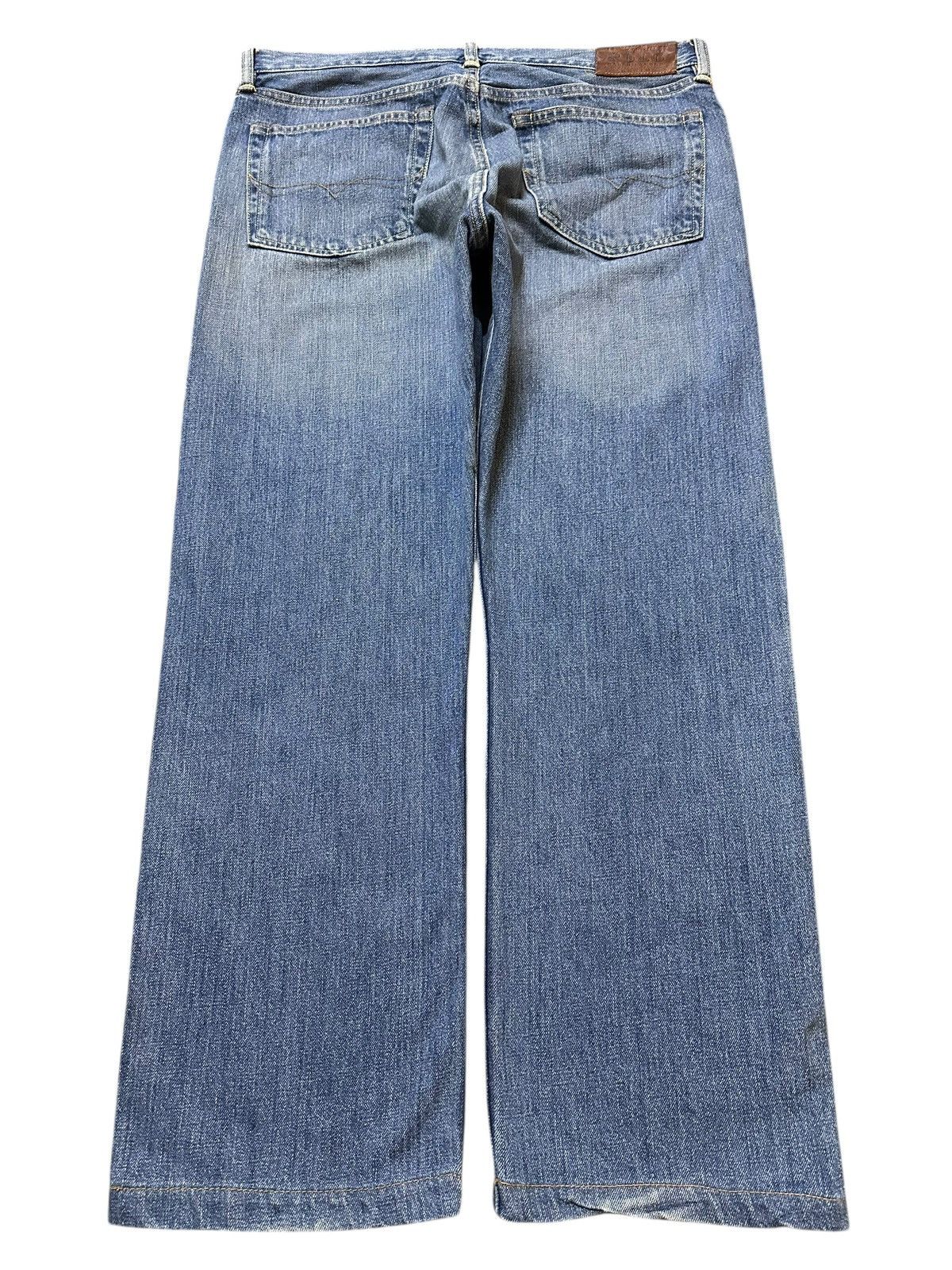 Polo Ralph Lauren Vintage Polo Ralph Lauren Blue Faded Wash Style Baggy Jeans Size US 34 / EU 50 - 2 Thumbnail