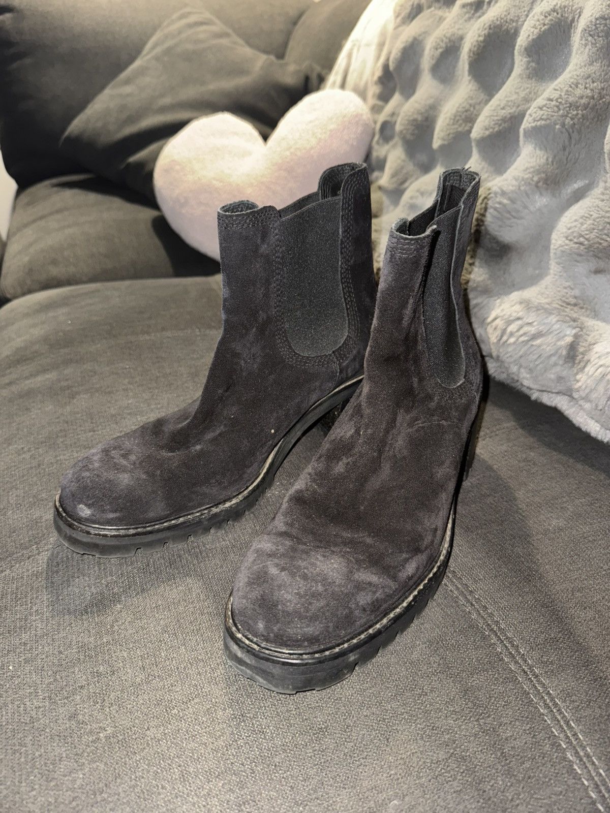 Pedro Garcia Pedro Garcia Suede Chelsea Boots Size US 8.5 / IT 38.5 - 2 Thumbnail
