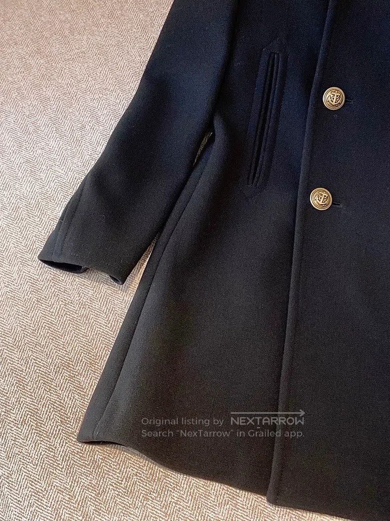 Saint Laurent Paris Saint Laurent Paris Navy anchor gold button coat Size XS / US 0-2 / IT 36-38 - 4 Thumbnail