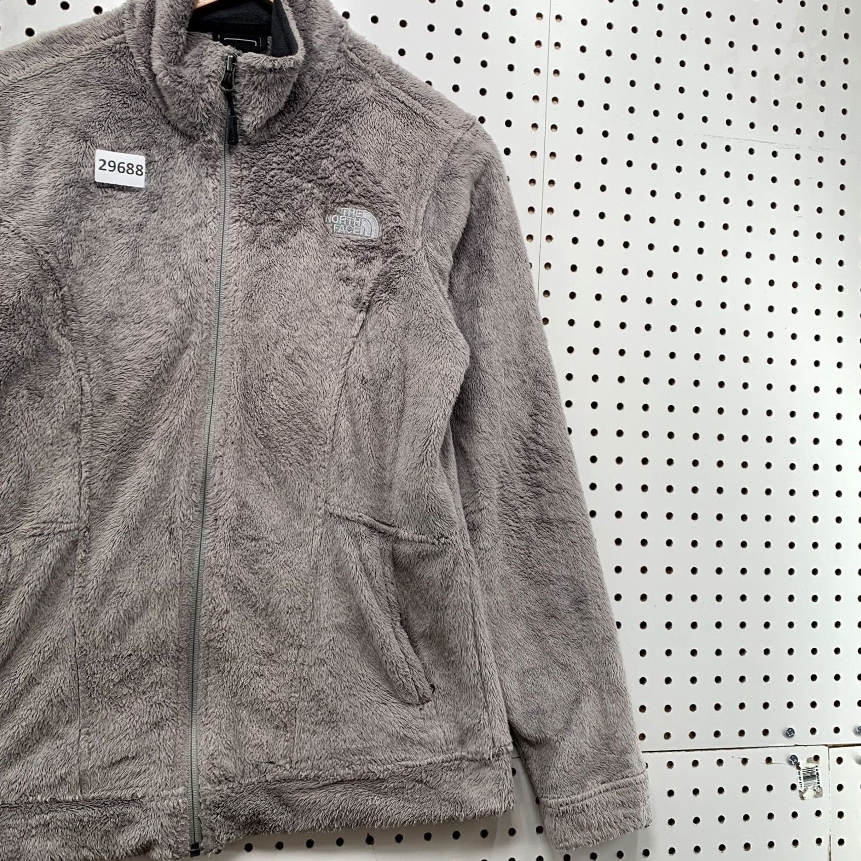 The North Face The North Face Oso Jacket Womens Medium Gray Sherpa Fleece Soft 19x26.5 Size M / US 6-8 / IT 42-44 - 4 Thumbnail