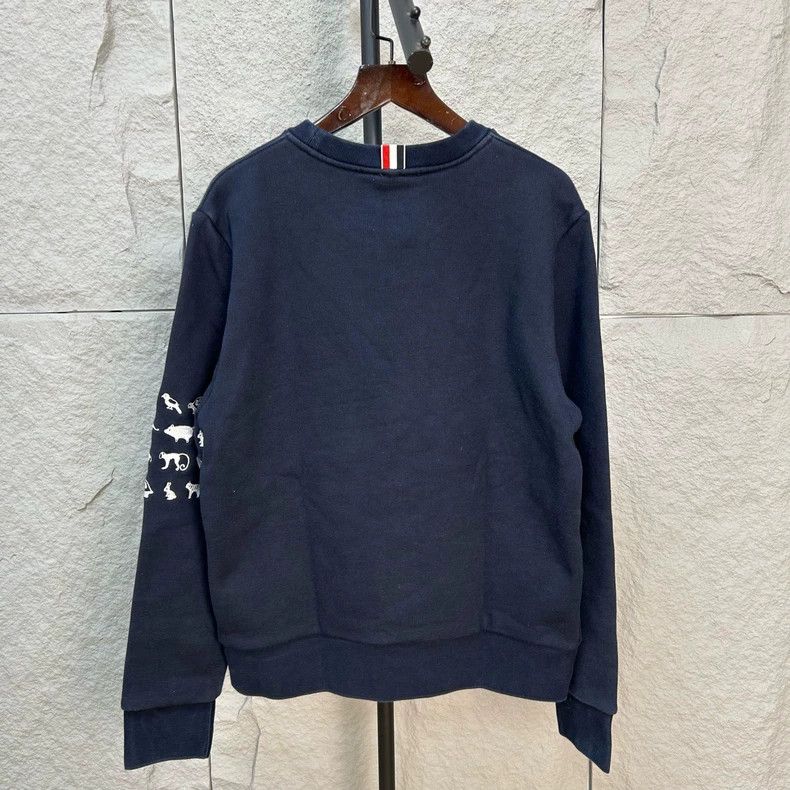 Thom Browne Thom Browne size1 Animal embroidered round neck dark blue h Size US S / EU 44-46 / 1 - 2 Thumbnail