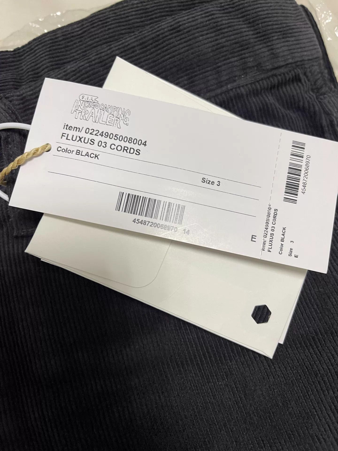 Visvim visvim FLUXUS CORDS 03 BLACK Size 3 Unworn Leg-Lengthening Size US 34 / EU 50 - 4 Thumbnail